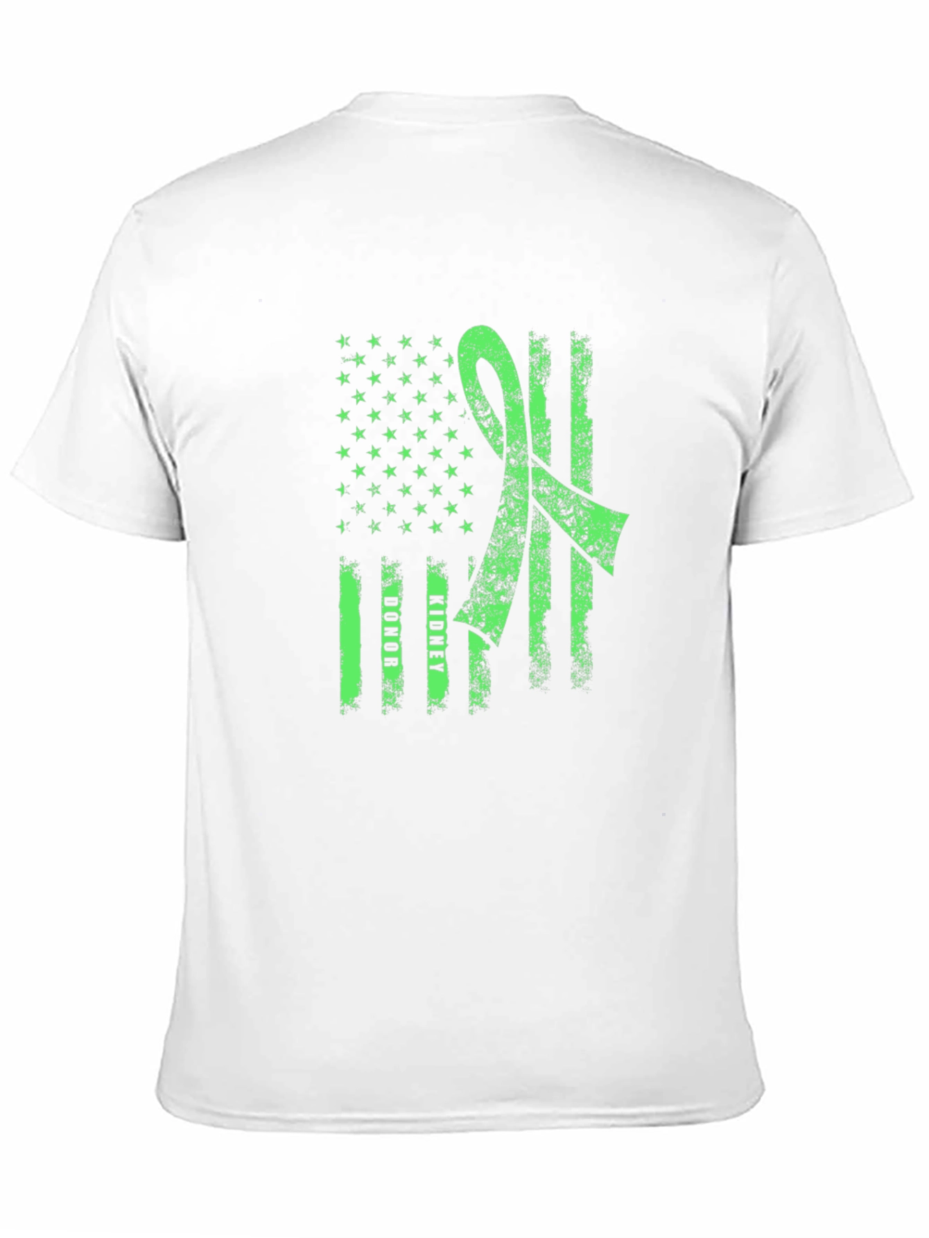 Green Ribbon Flag Graphic Tee
