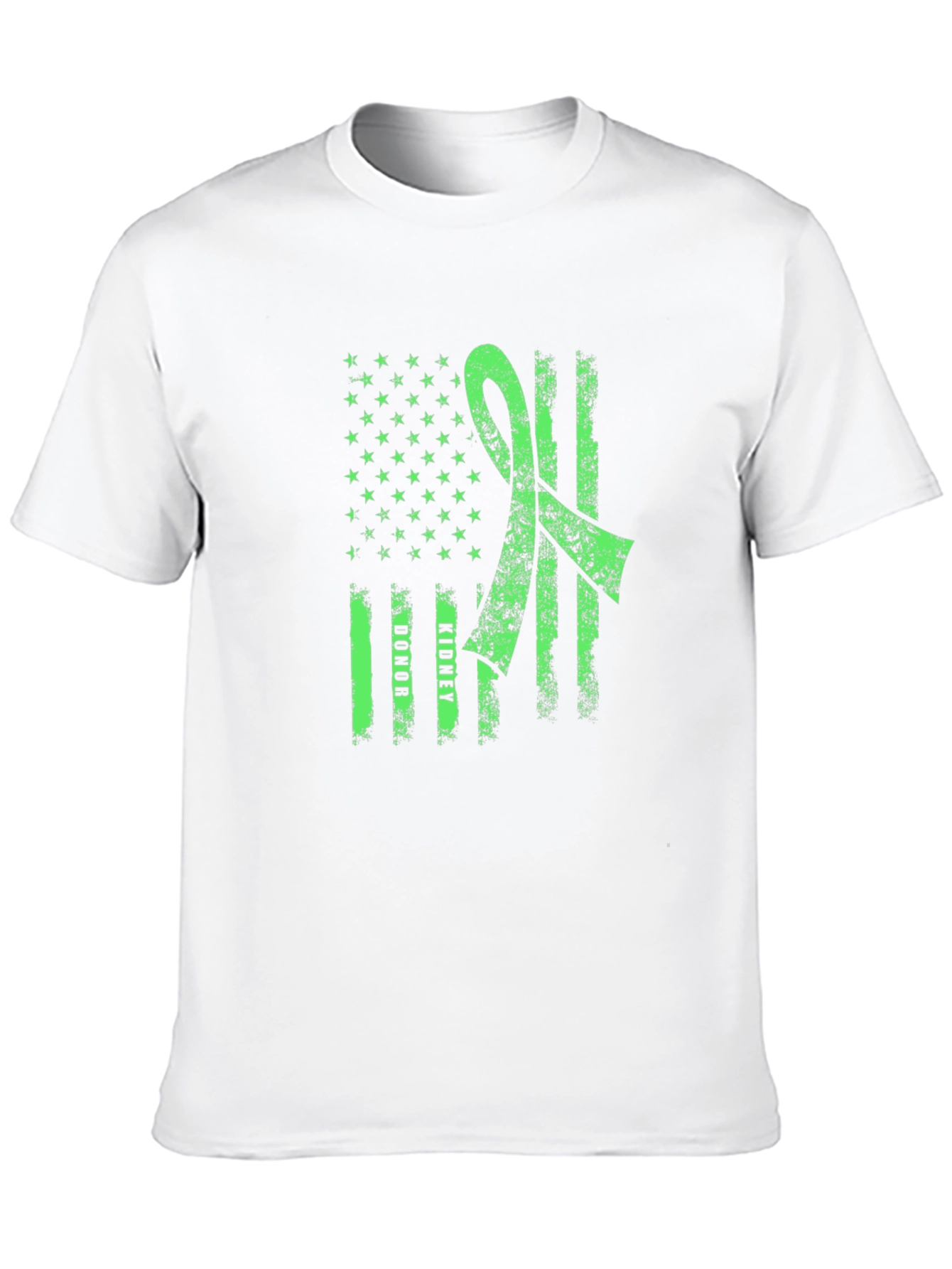 Green Ribbon Flag Graphic Tee
