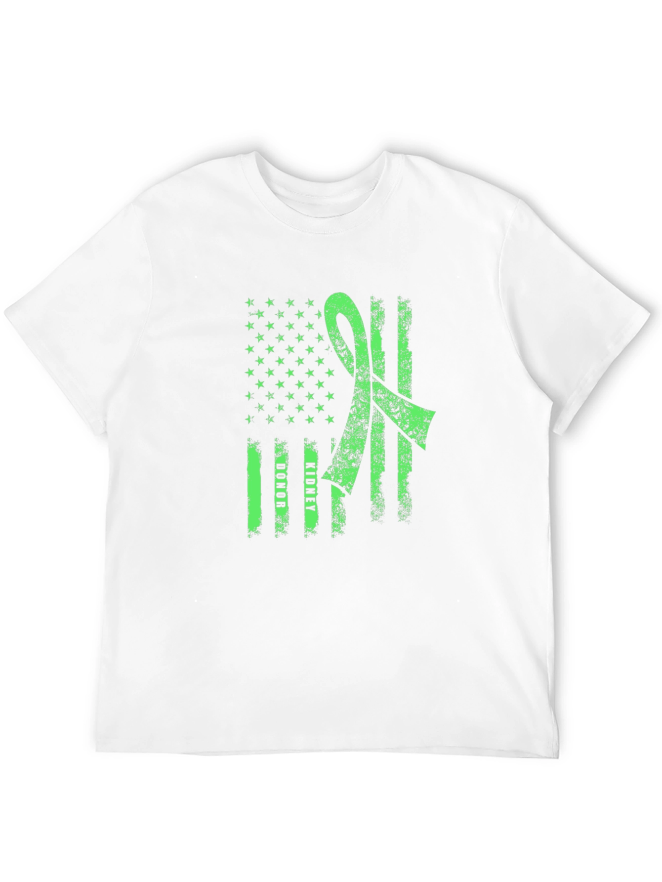 Green Ribbon Flag Graphic Tee