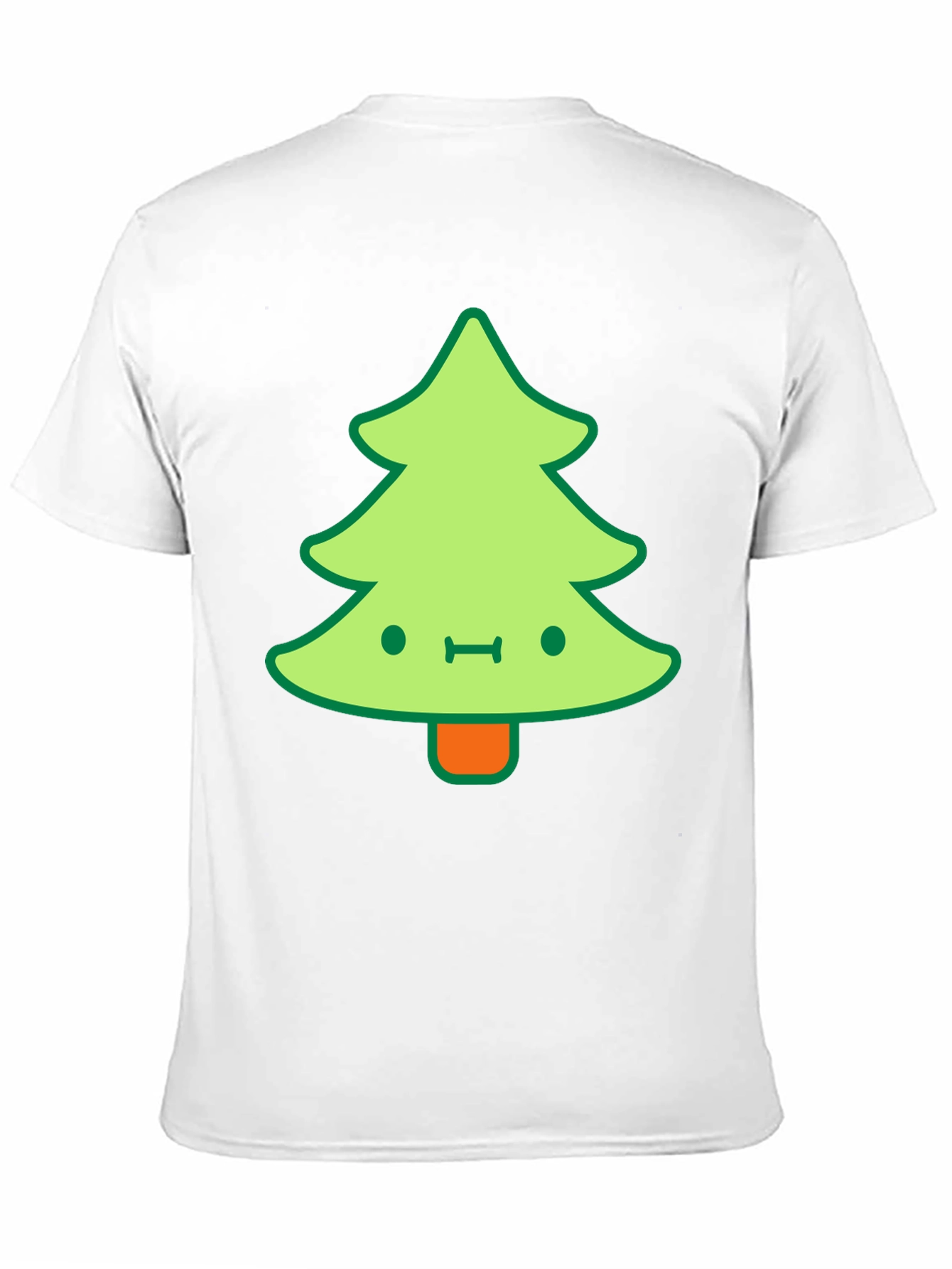 Kawaii Christmas Tree Graphic Tee