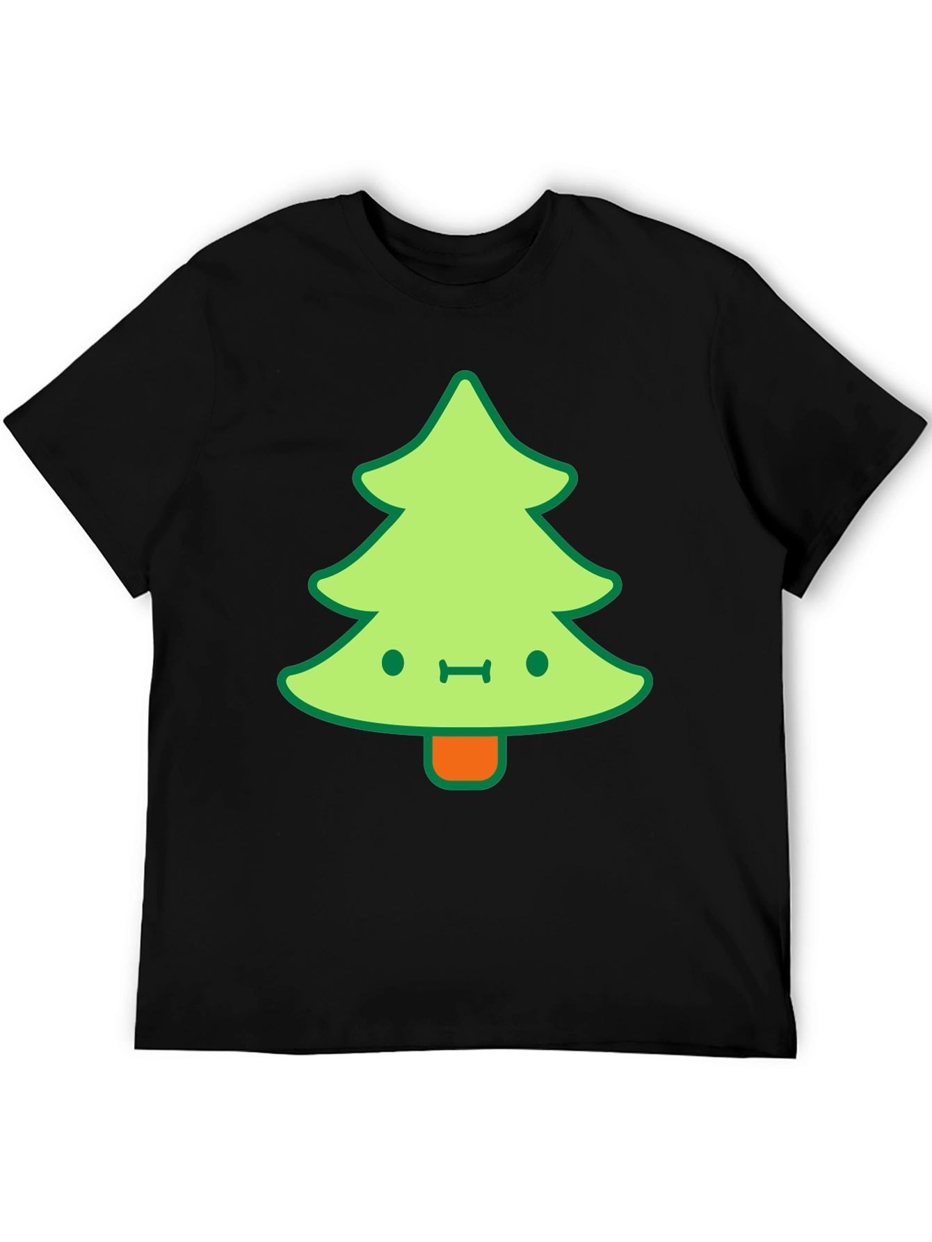 Kawaii Christmas Tree Graphic Tee