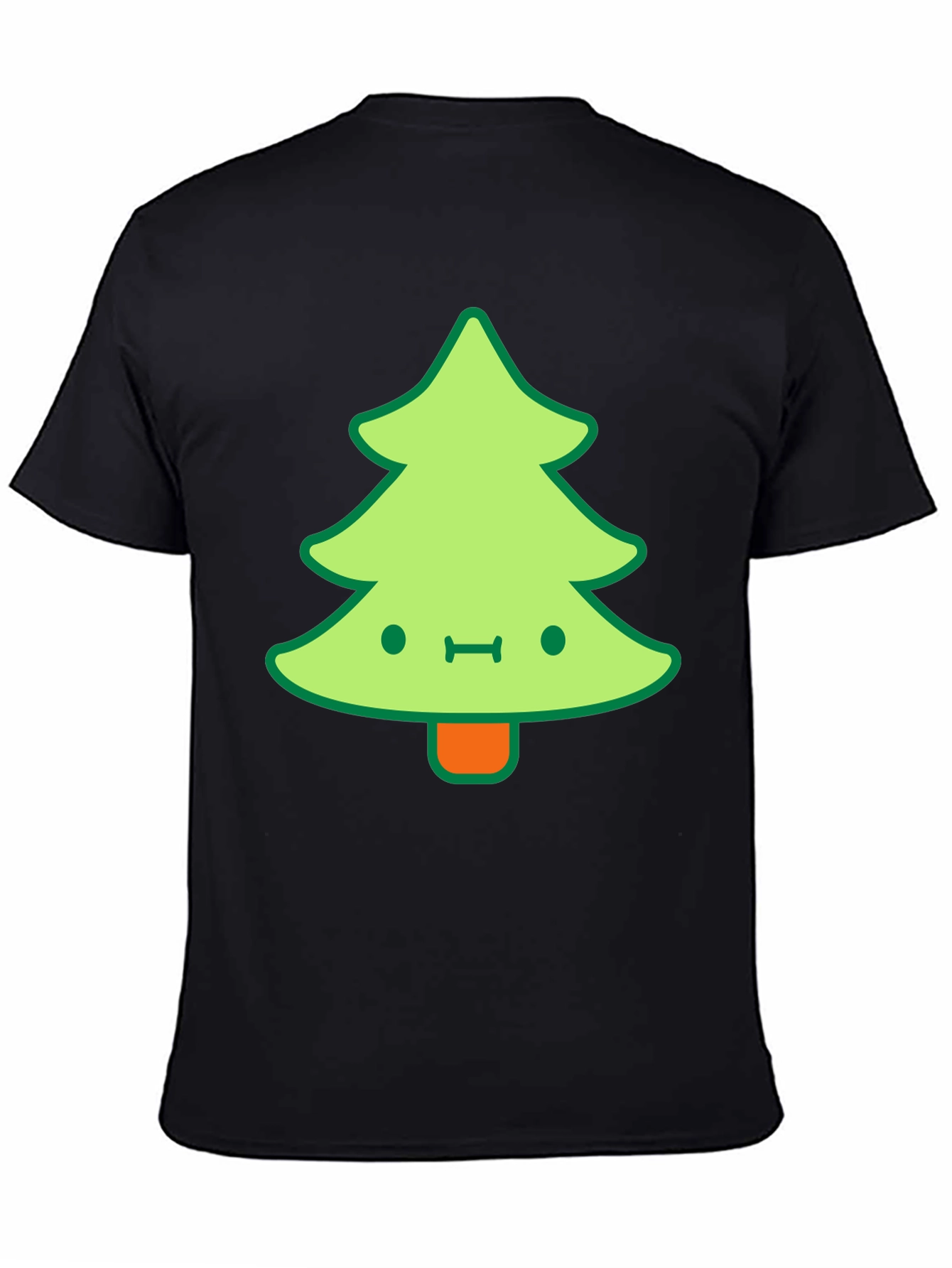 Kawaii Christmas Tree Graphic Tee