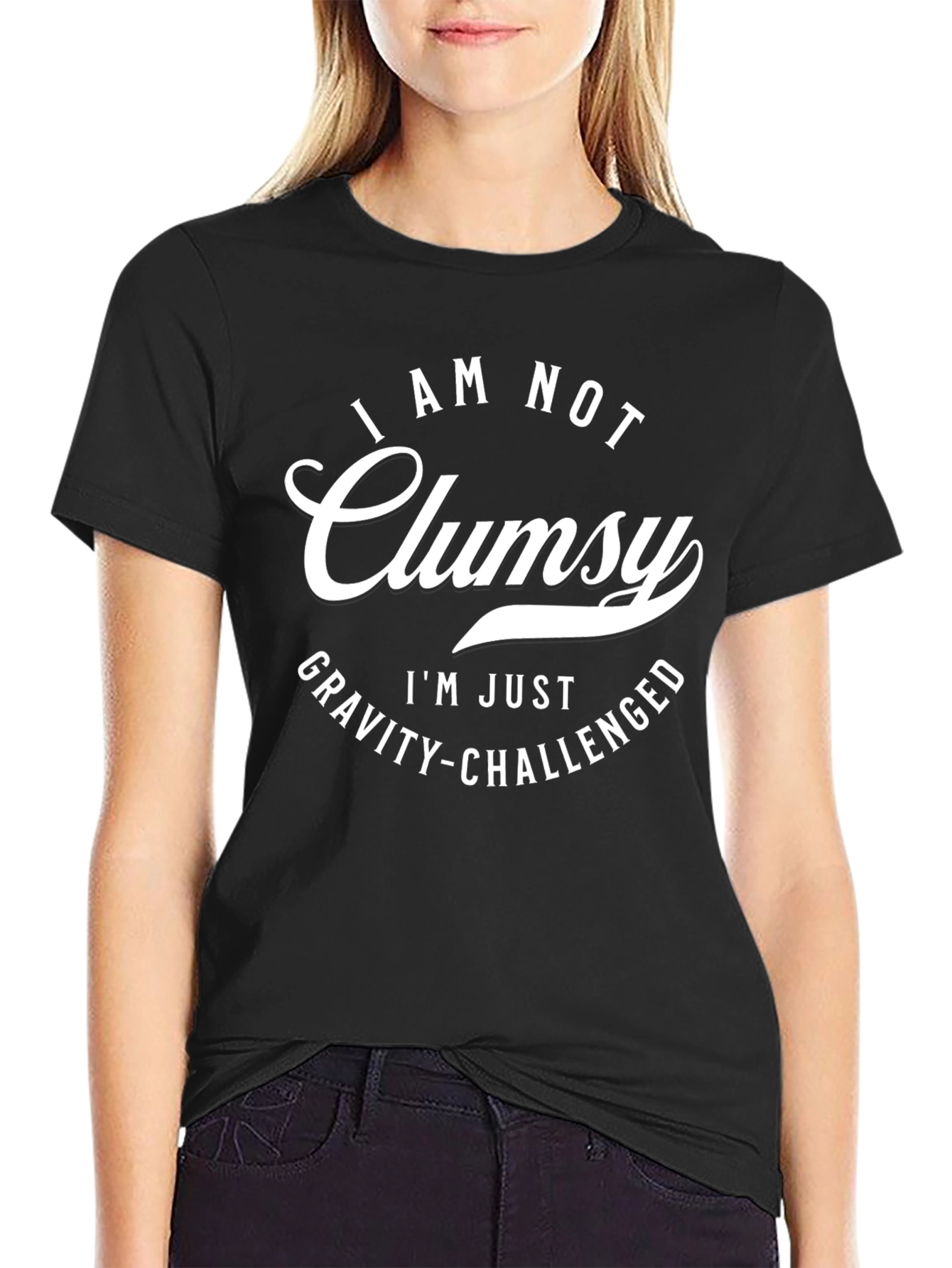Funny Gravity Challenged Graphic T-Shirt