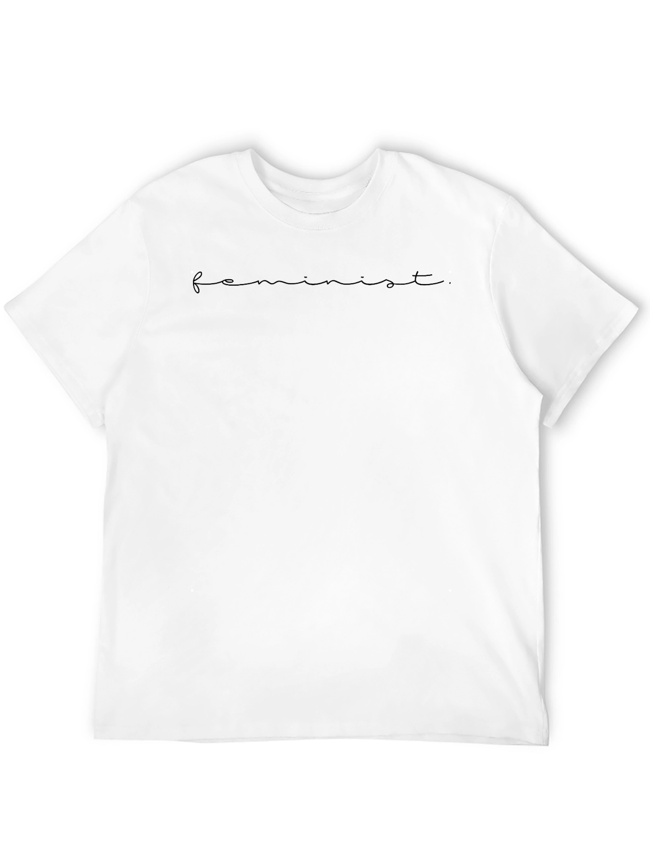 Feminist T-Shirt - Black Crew Neck Tee