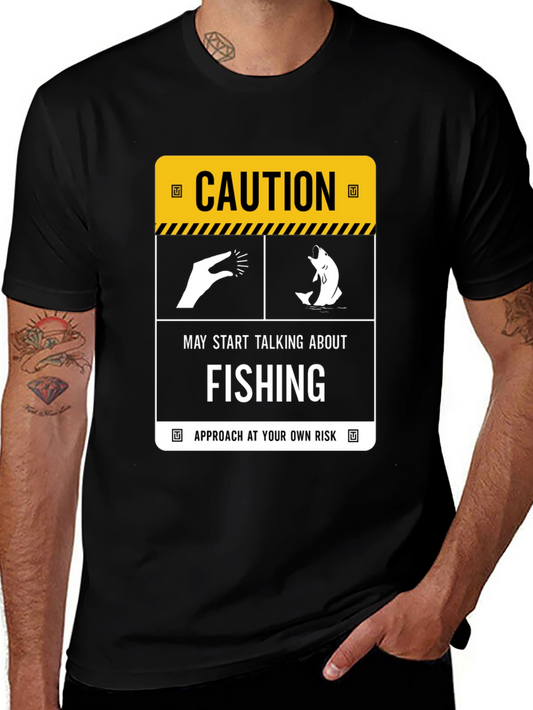 Caution Fishing T-Shirt