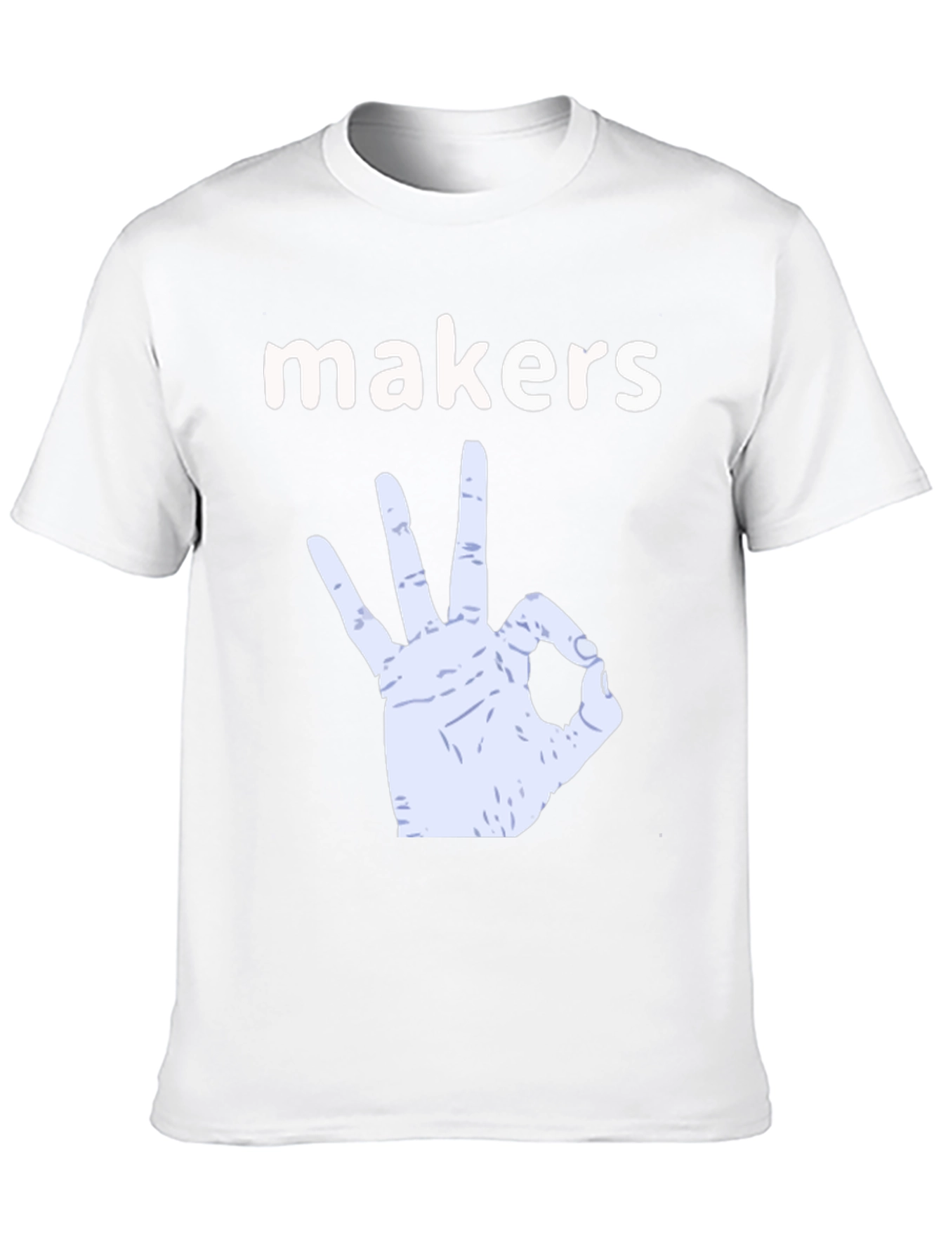 Makers Gesture Graphic T-Shirt - Black Cotton Tee