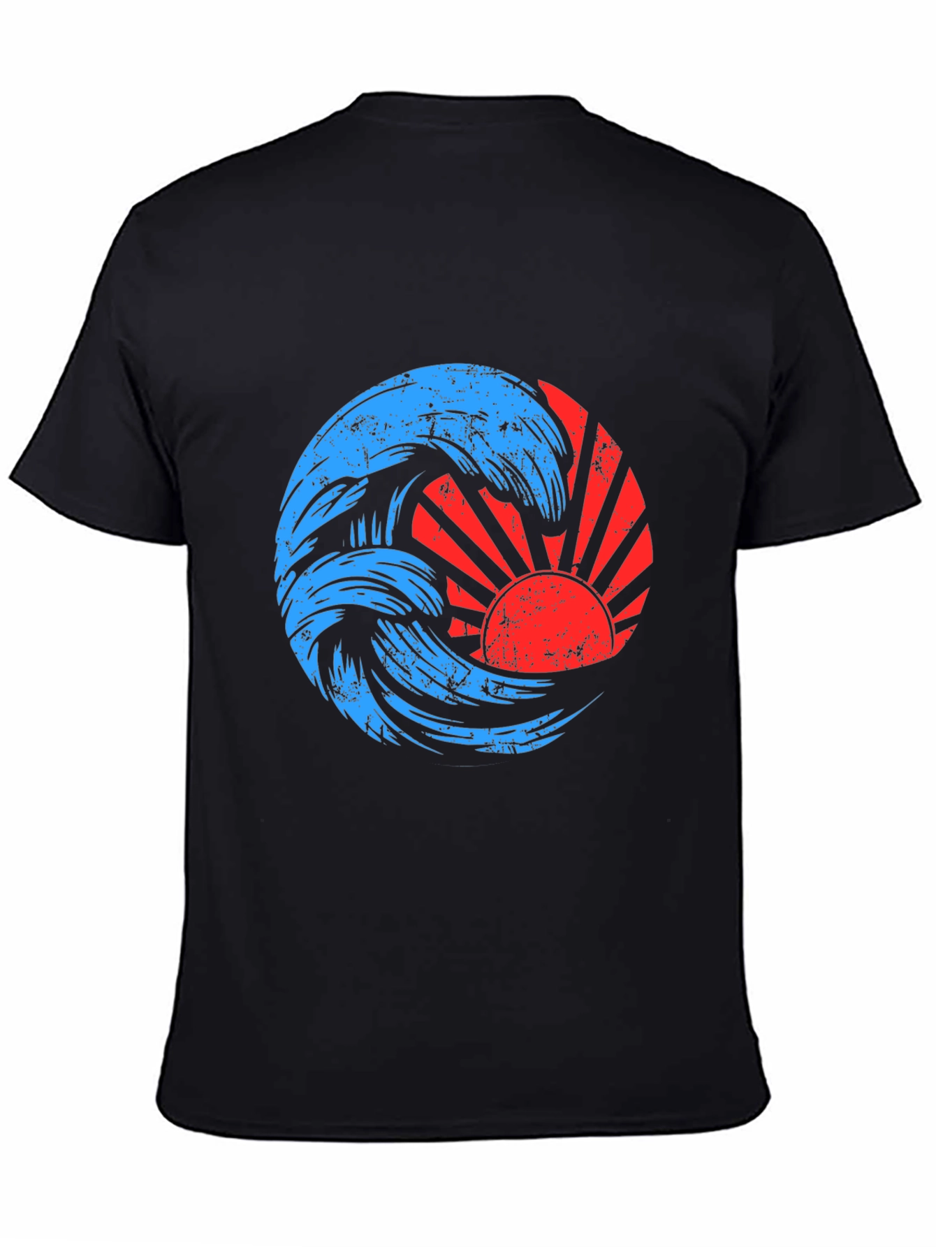 Retro Wave and Sun Graphic Tee