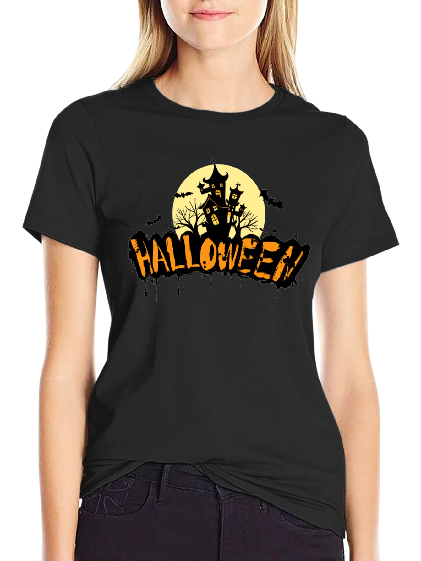 Halloween Haunted House T-Shirt