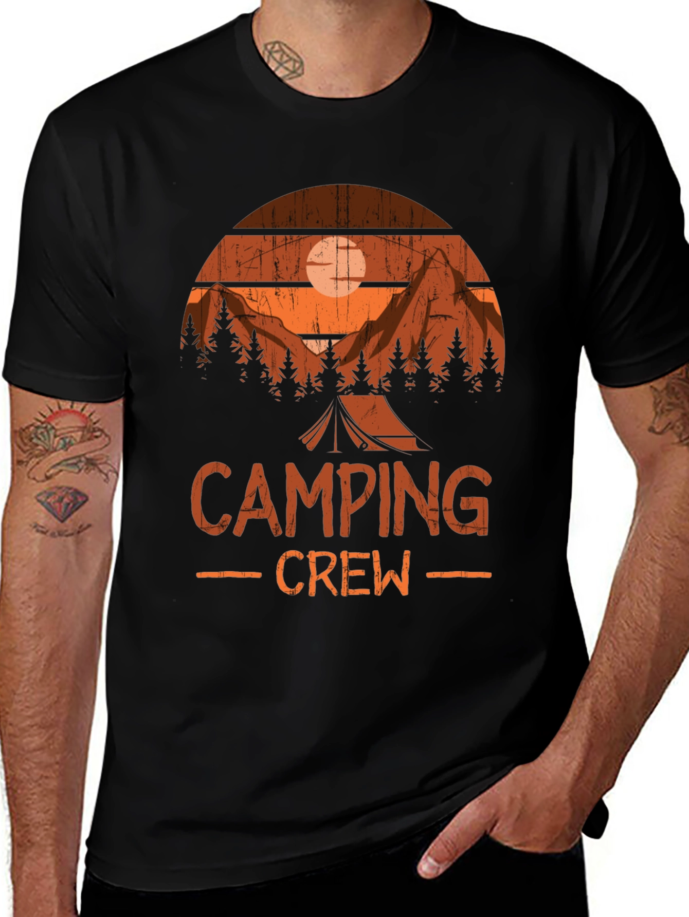 Camping Crew Graphic Tee