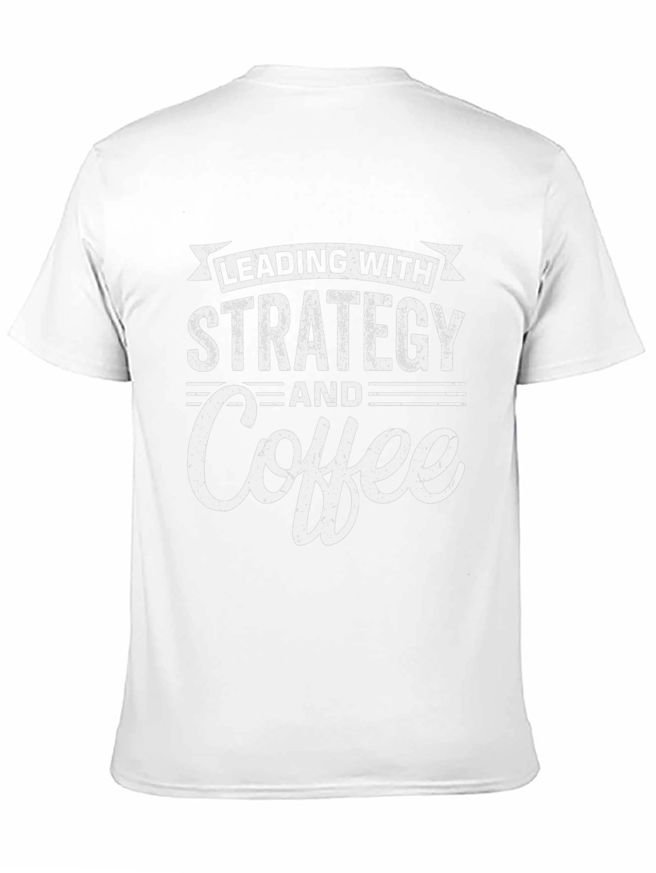 Strategy & Coffee T-Shirt - Black Graphic Tee