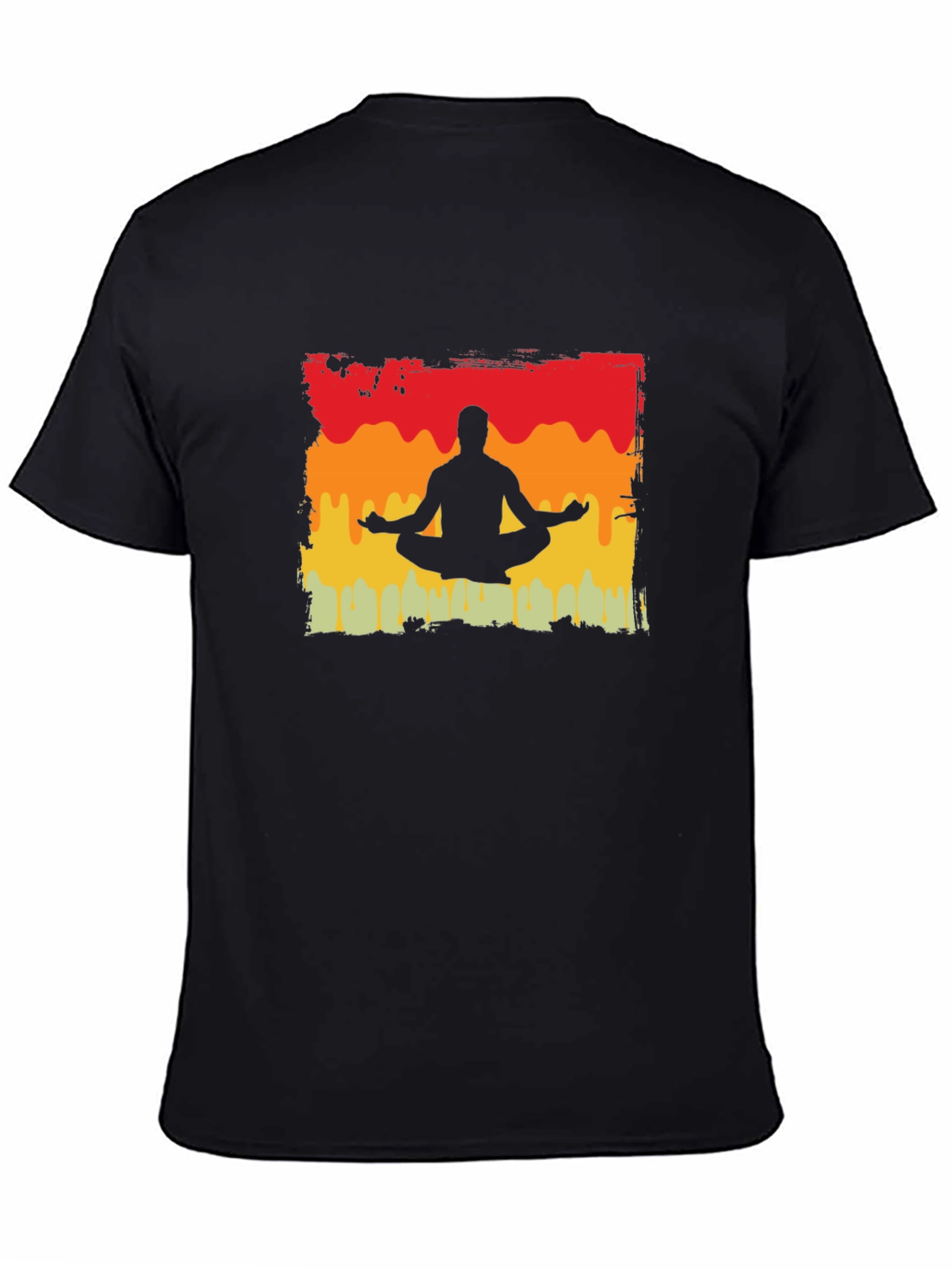 Yoga Silhouette T-Shirt - Meditative Design