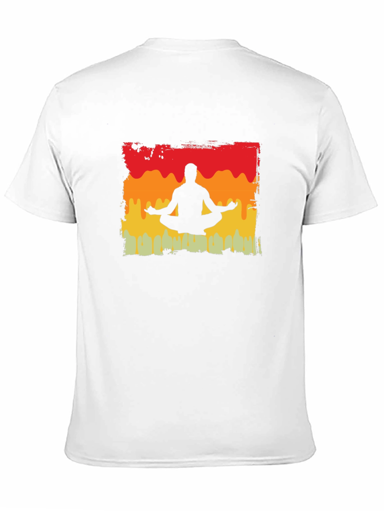 Yoga Silhouette T-Shirt - Meditative Design