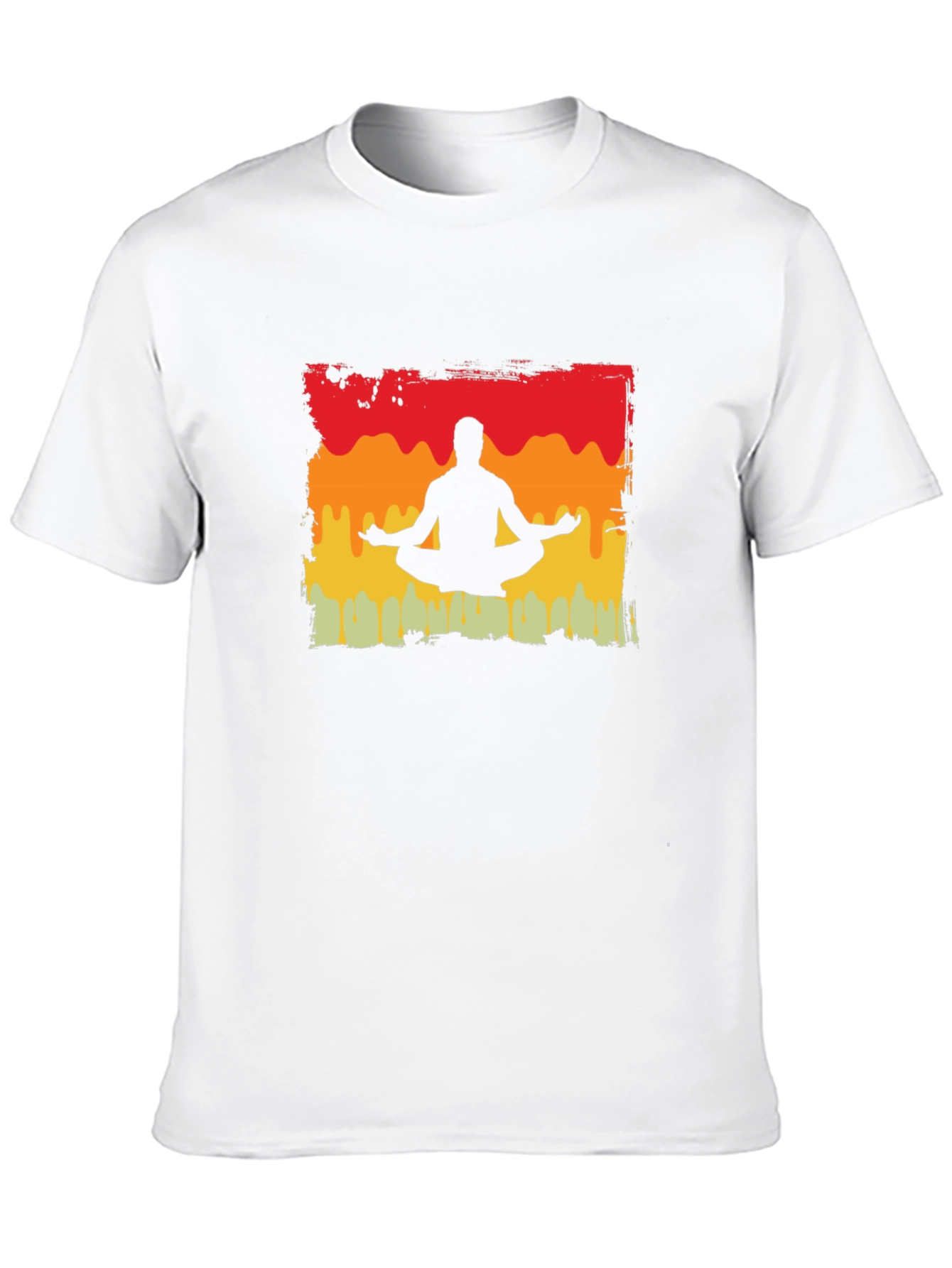 Yoga Silhouette T-Shirt - Meditative Design