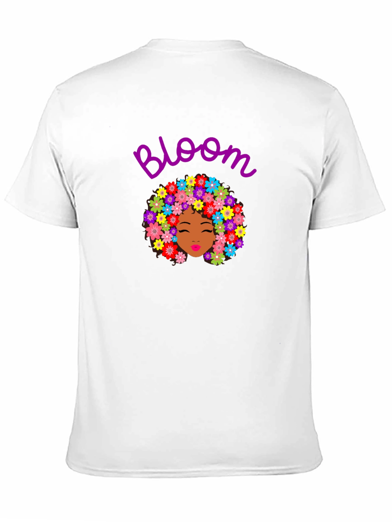Bloom T-Shirt - Floral Afro Design