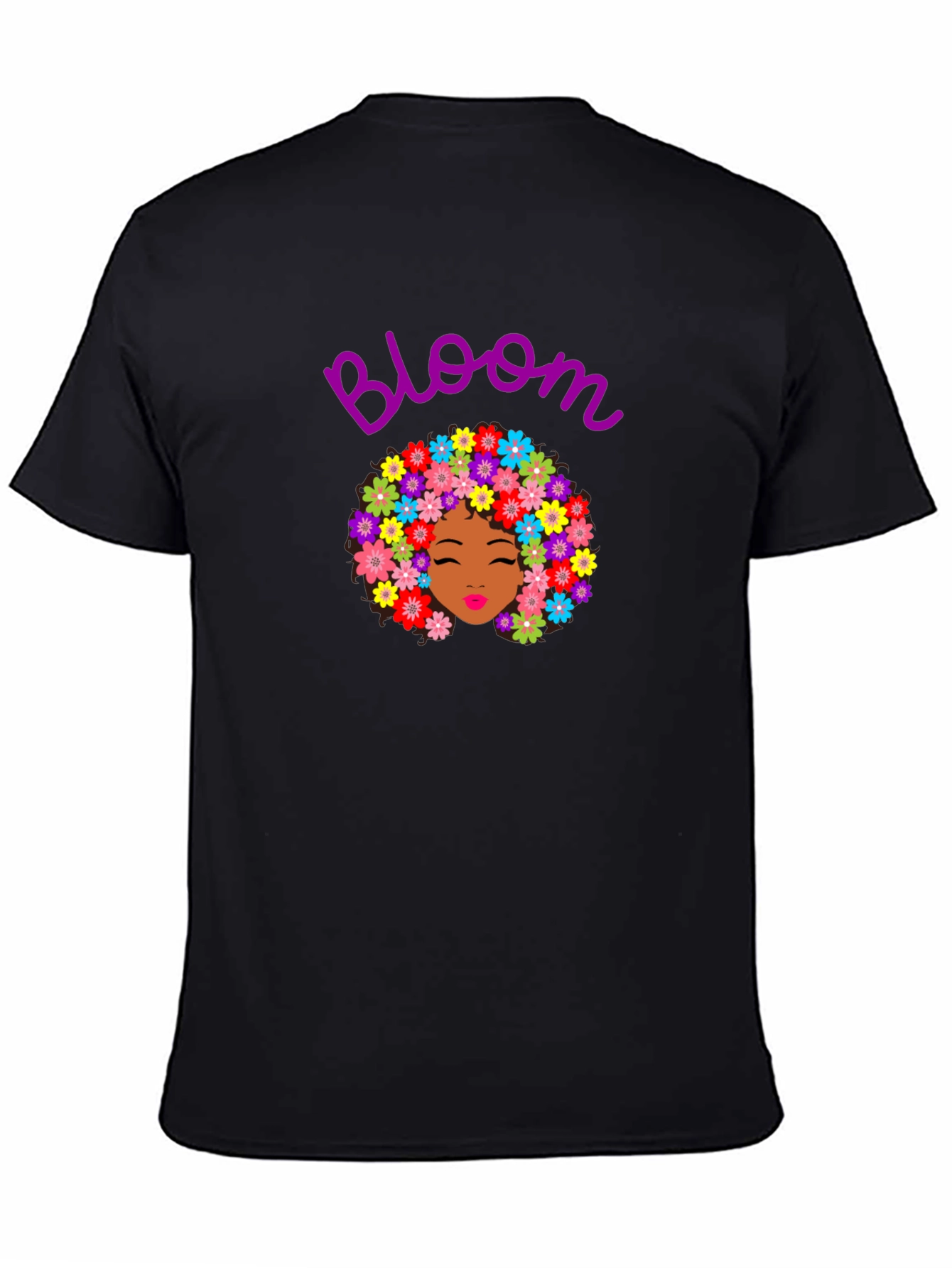 Bloom T-Shirt - Floral Afro Design