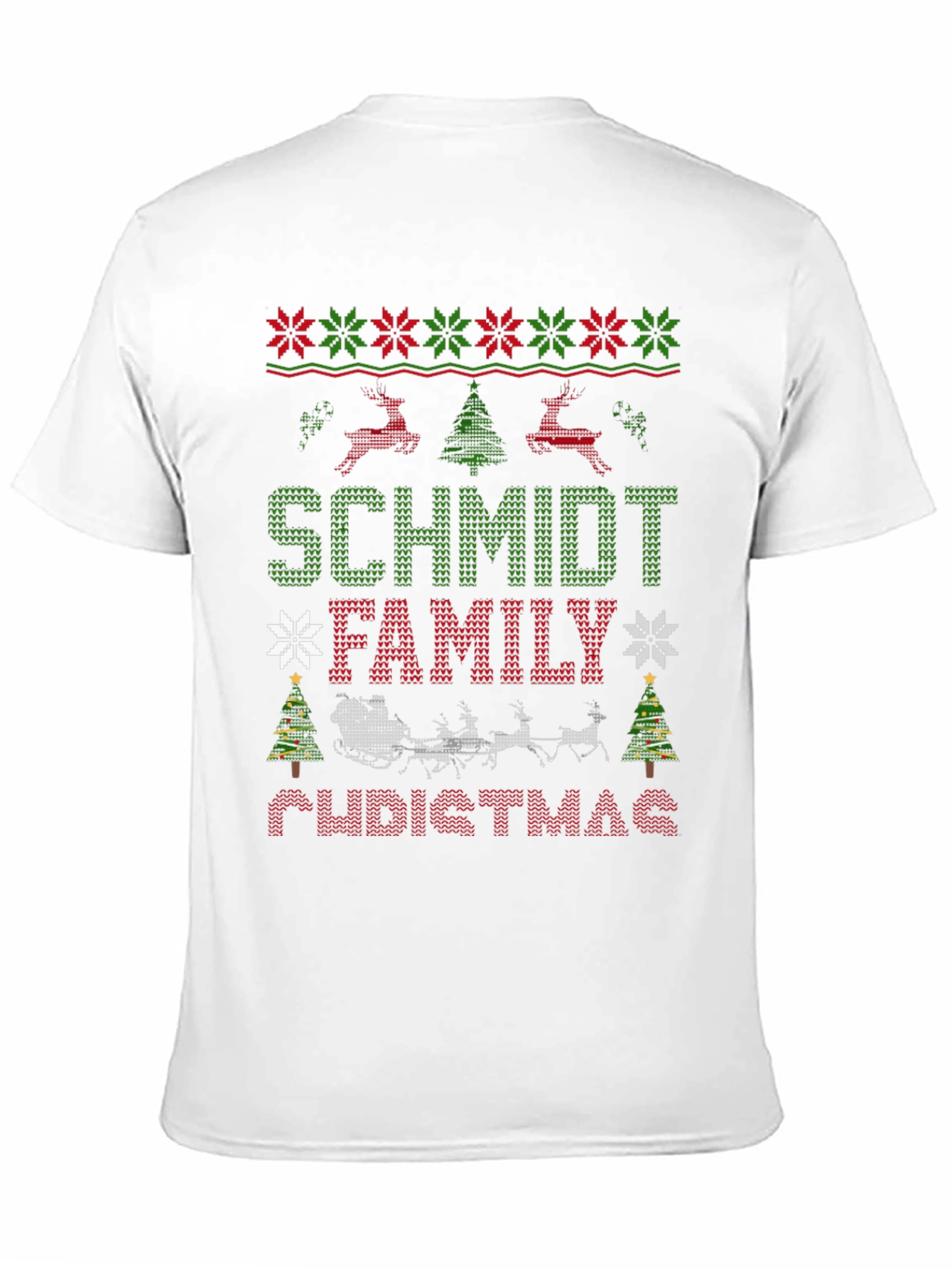 Schmidt Family Christmas Sweater T-Shirt