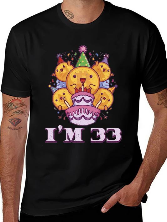 Im 33 Birthday Bear T-Shirt
