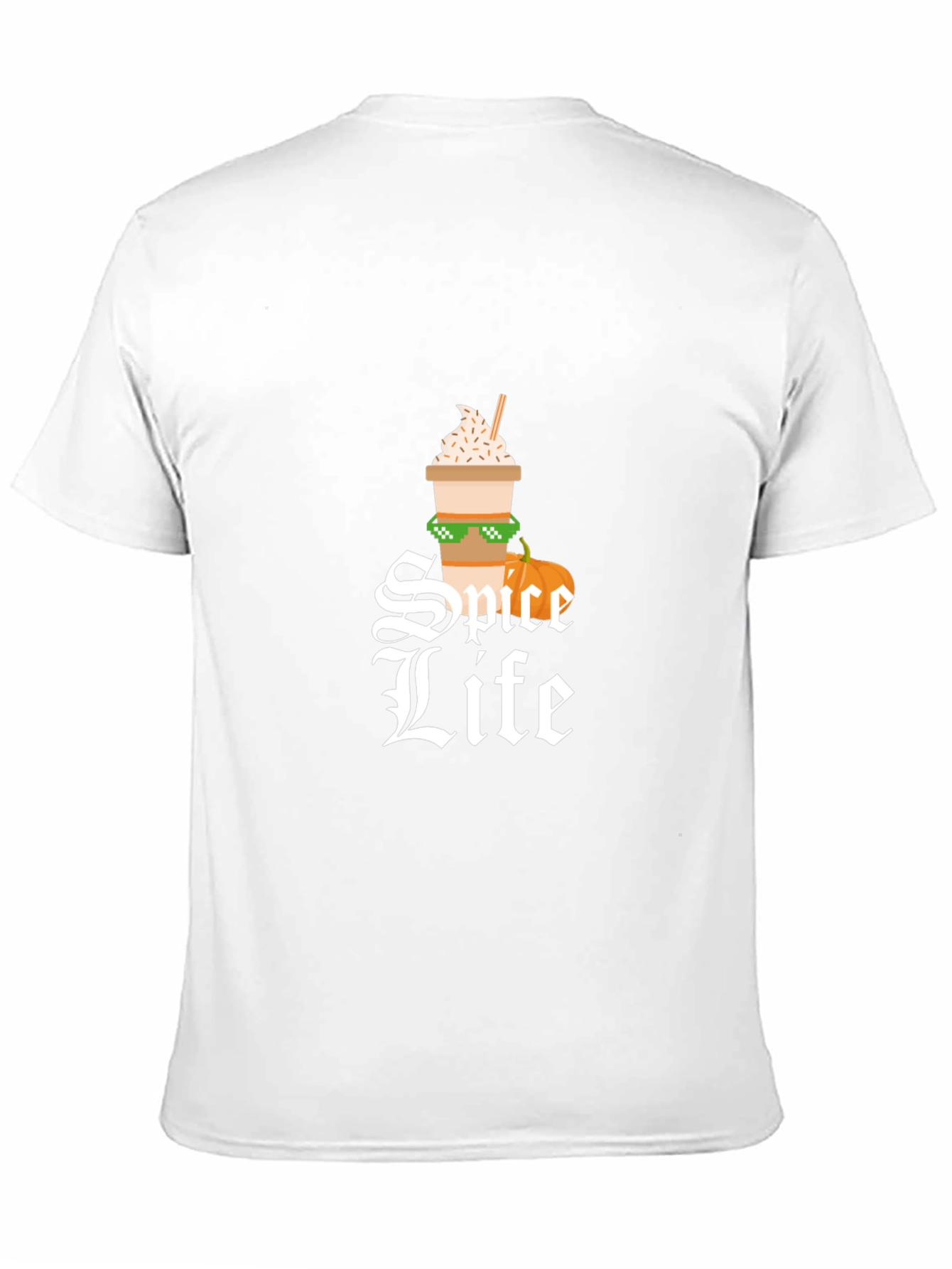Spice Life Graphic T-Shirt - Coffee & Pumpkin Tee