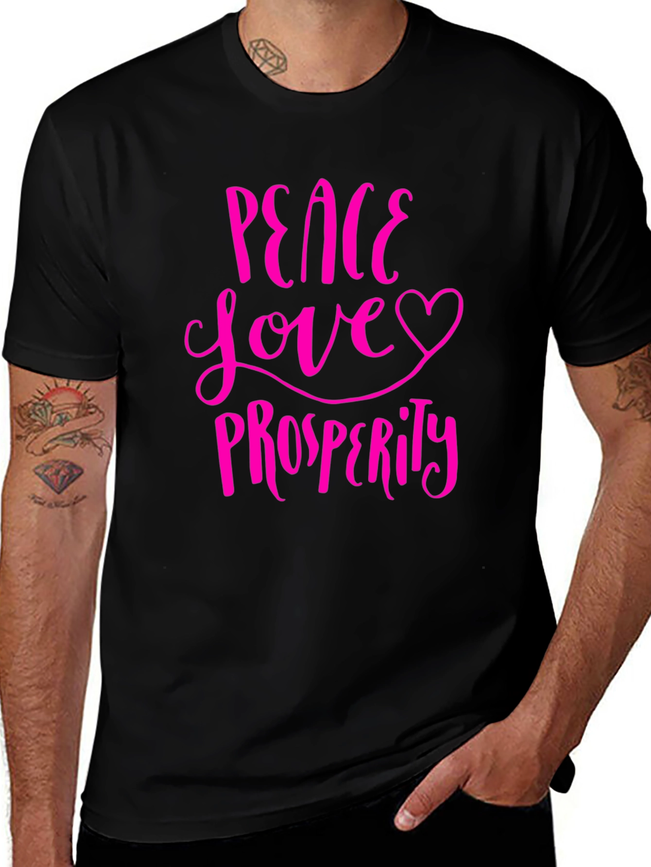 Peace Love Prosperity Graphic Tee