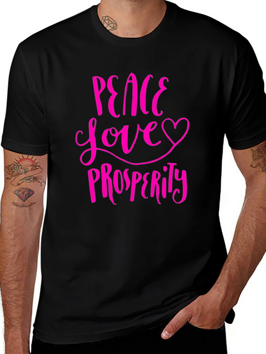 Peace Love Prosperity Graphic Tee