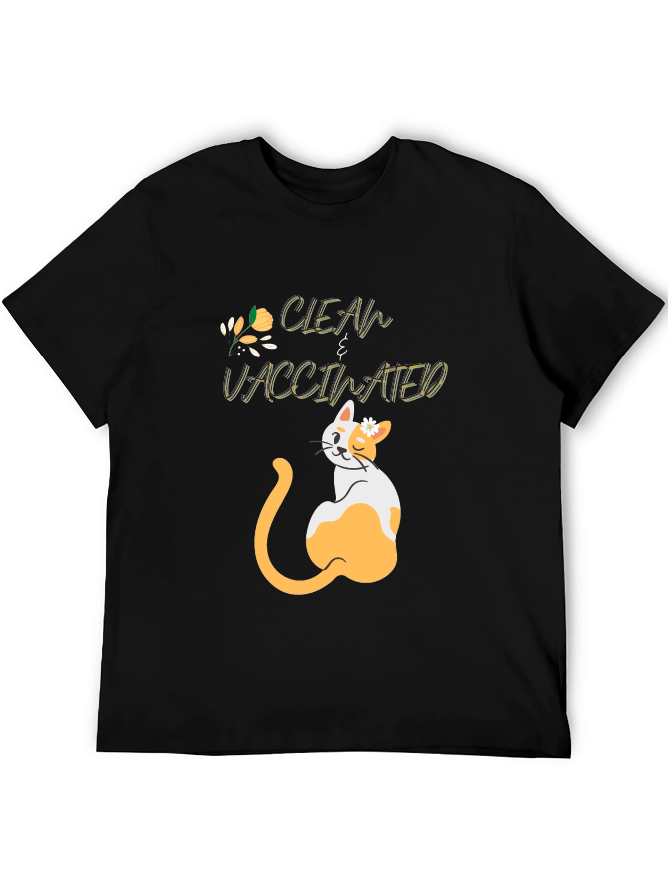Clean & Vaccinated Cat T-Shirt