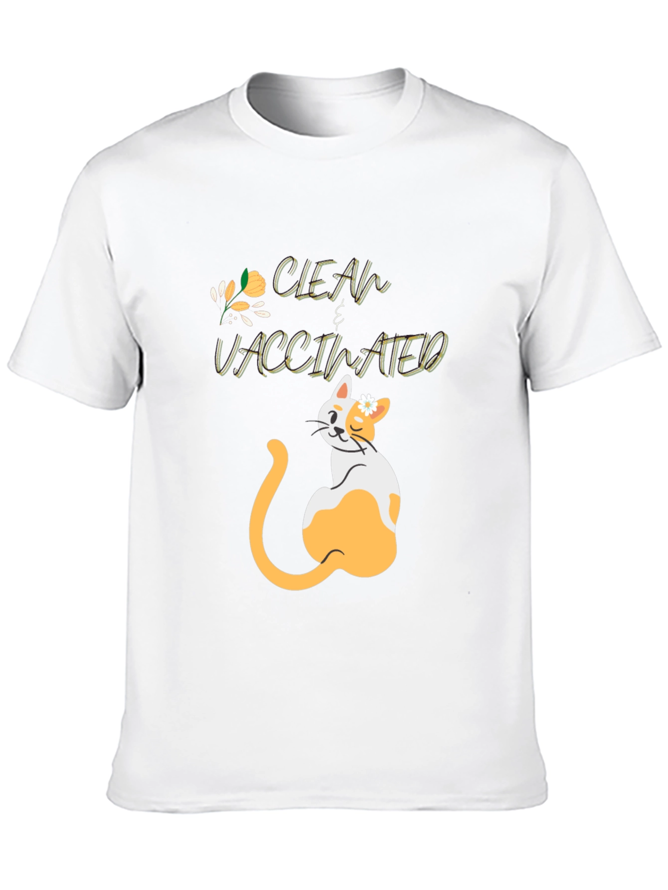 Clean & Vaccinated Cat T-Shirt