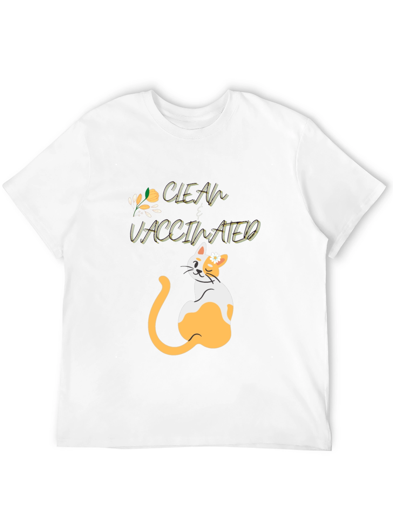 Clean & Vaccinated Cat T-Shirt