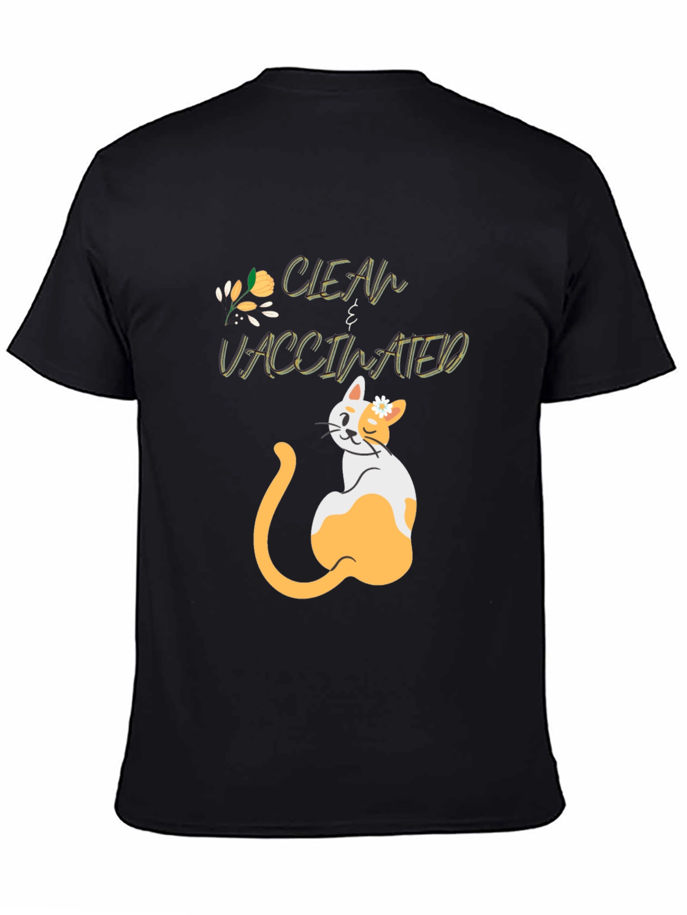 Clean & Vaccinated Cat T-Shirt