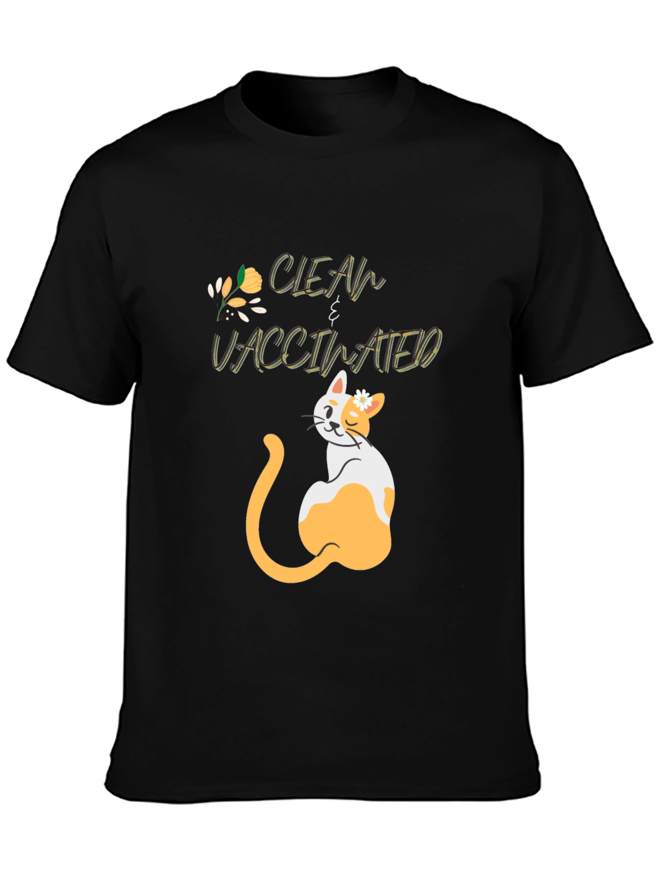 Clean & Vaccinated Cat T-Shirt