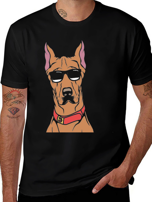 Cool Dog T-Shirt: Doberman with Sunglasses