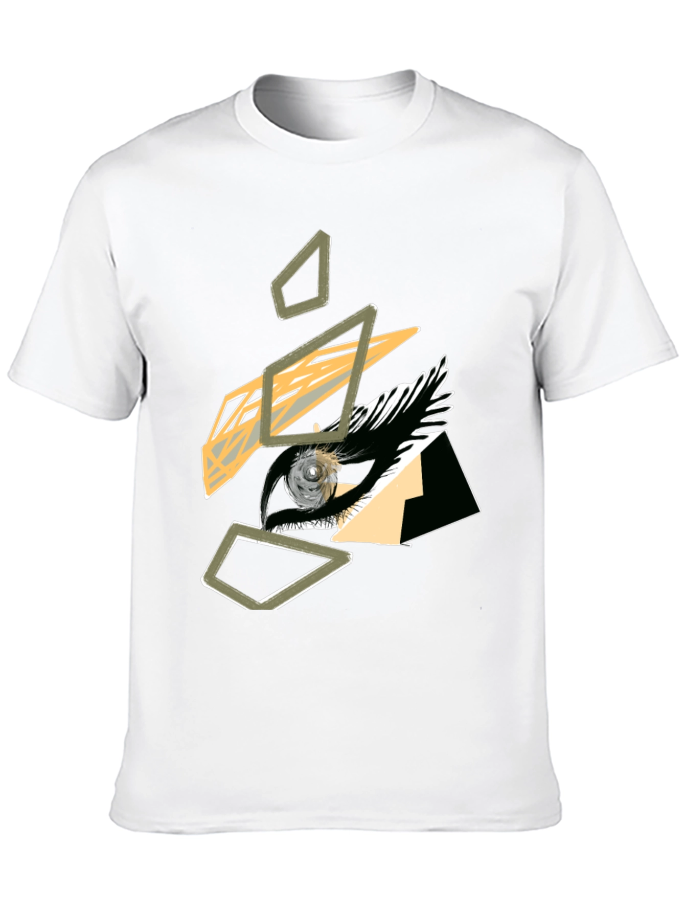 Abstract Eye Graphic Tee - Modern Art Shirt