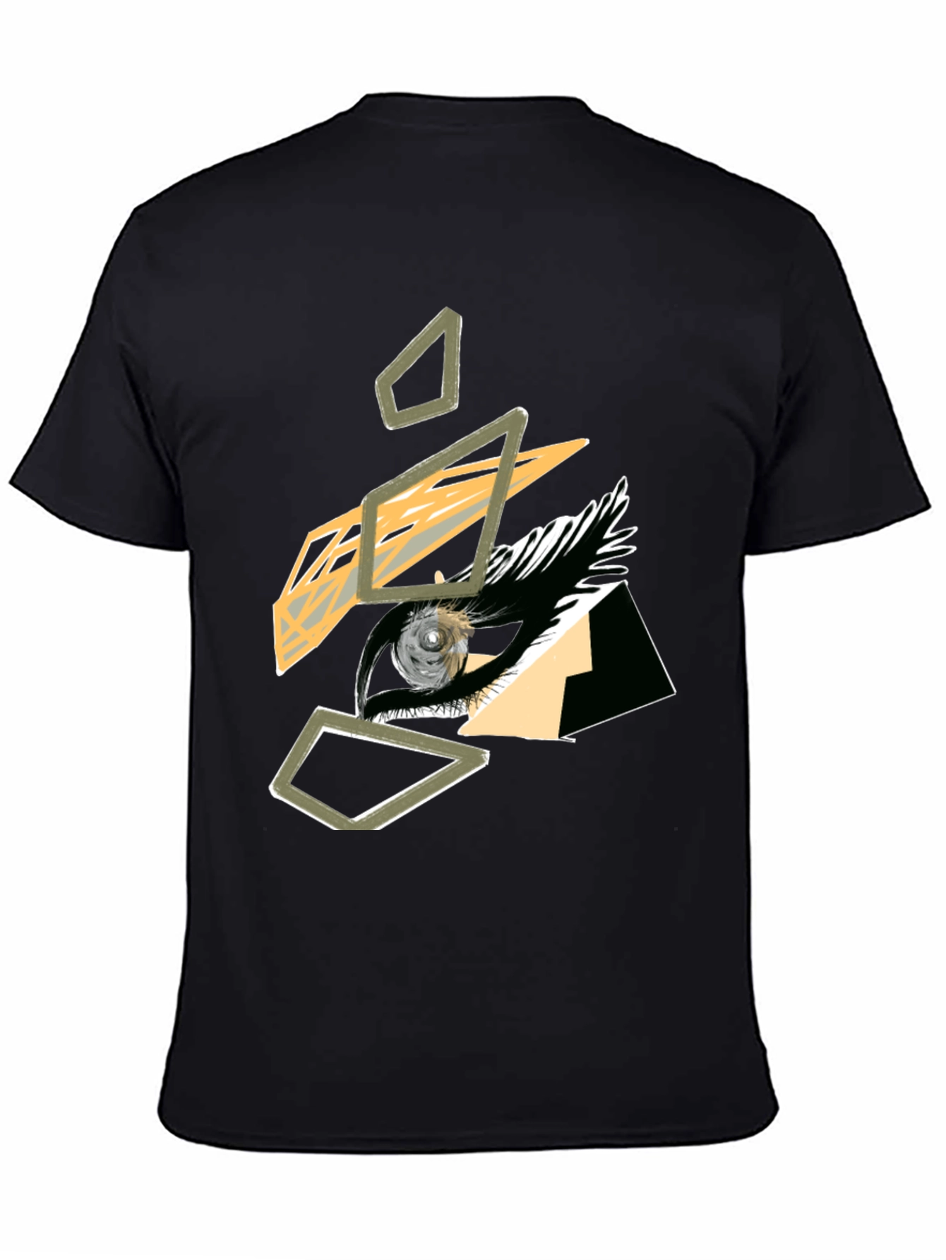 Abstract Eye Graphic Tee - Modern Art Shirt