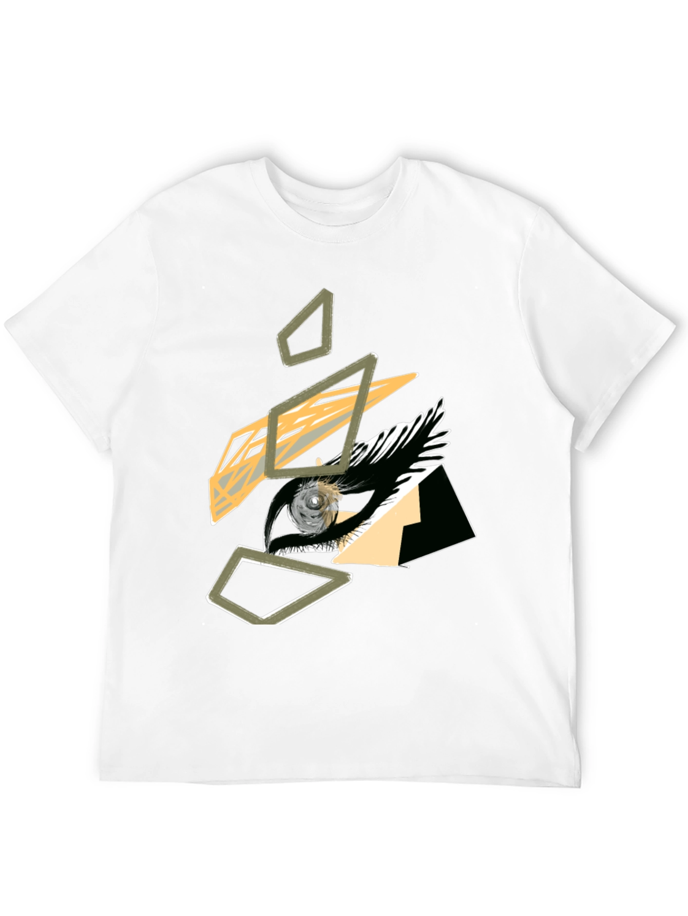Abstract Eye Graphic Tee - Modern Art Shirt