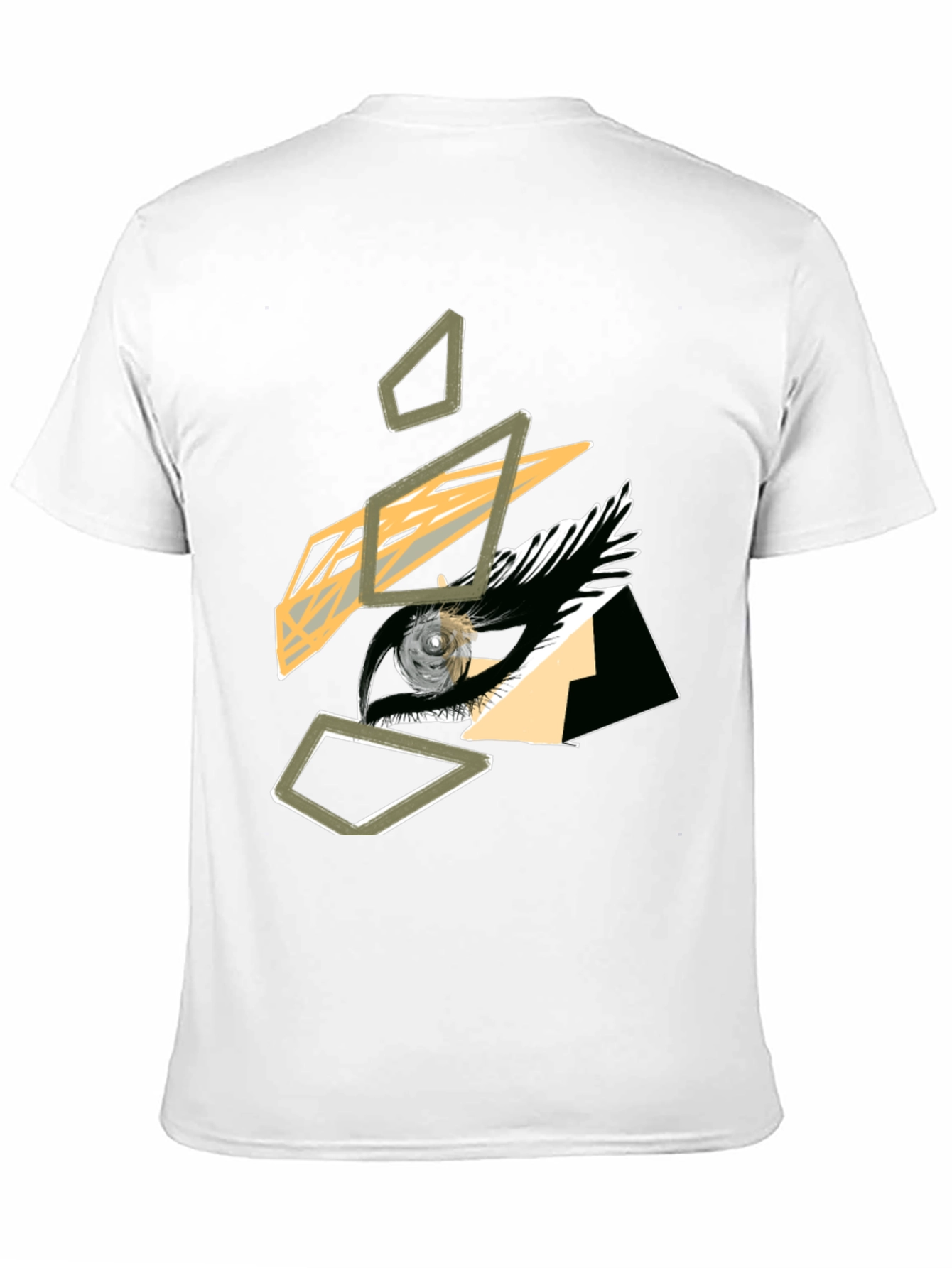Abstract Eye Graphic Tee - Modern Art Shirt
