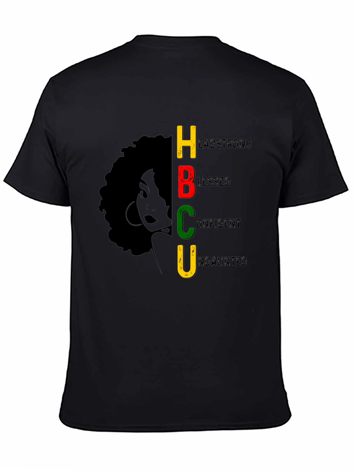 HBCU Headstrong Blessed Confident Undaunted T-Shirt