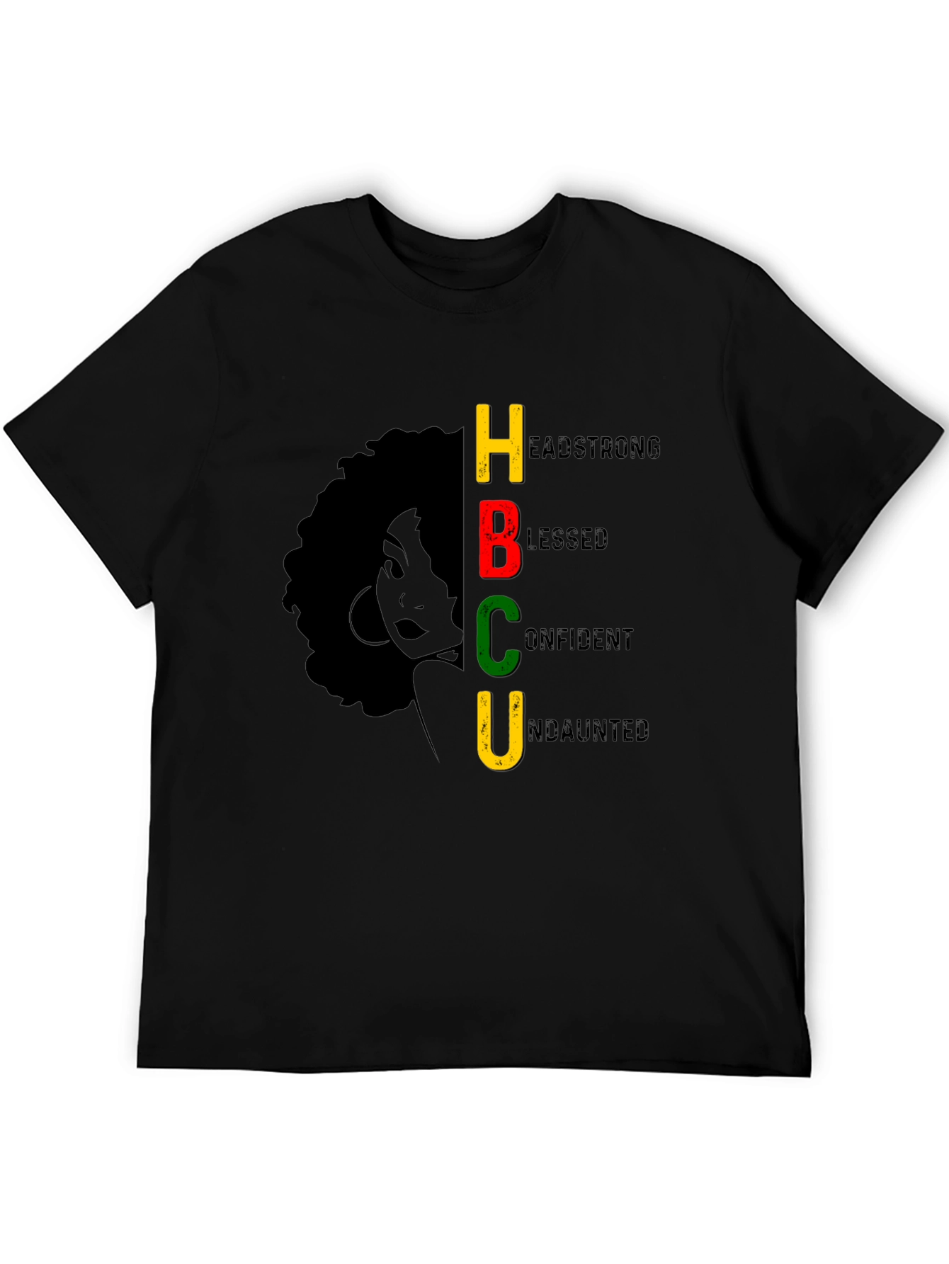 HBCU Headstrong Blessed Confident Undaunted T-Shirt