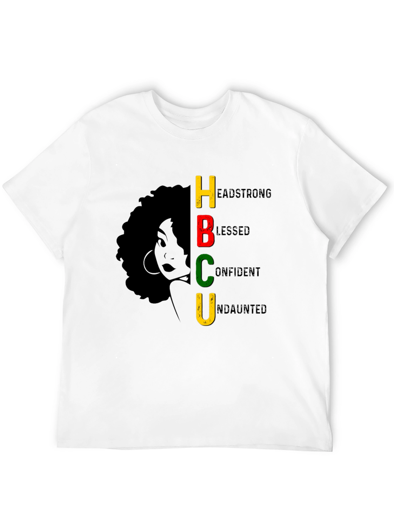 HBCU Headstrong Blessed Confident Undaunted T-Shirt