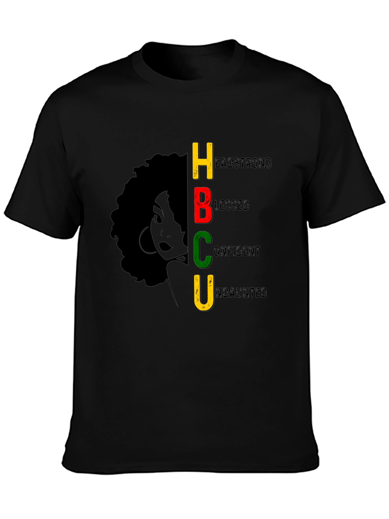 HBCU Headstrong Blessed Confident Undaunted T-Shirt