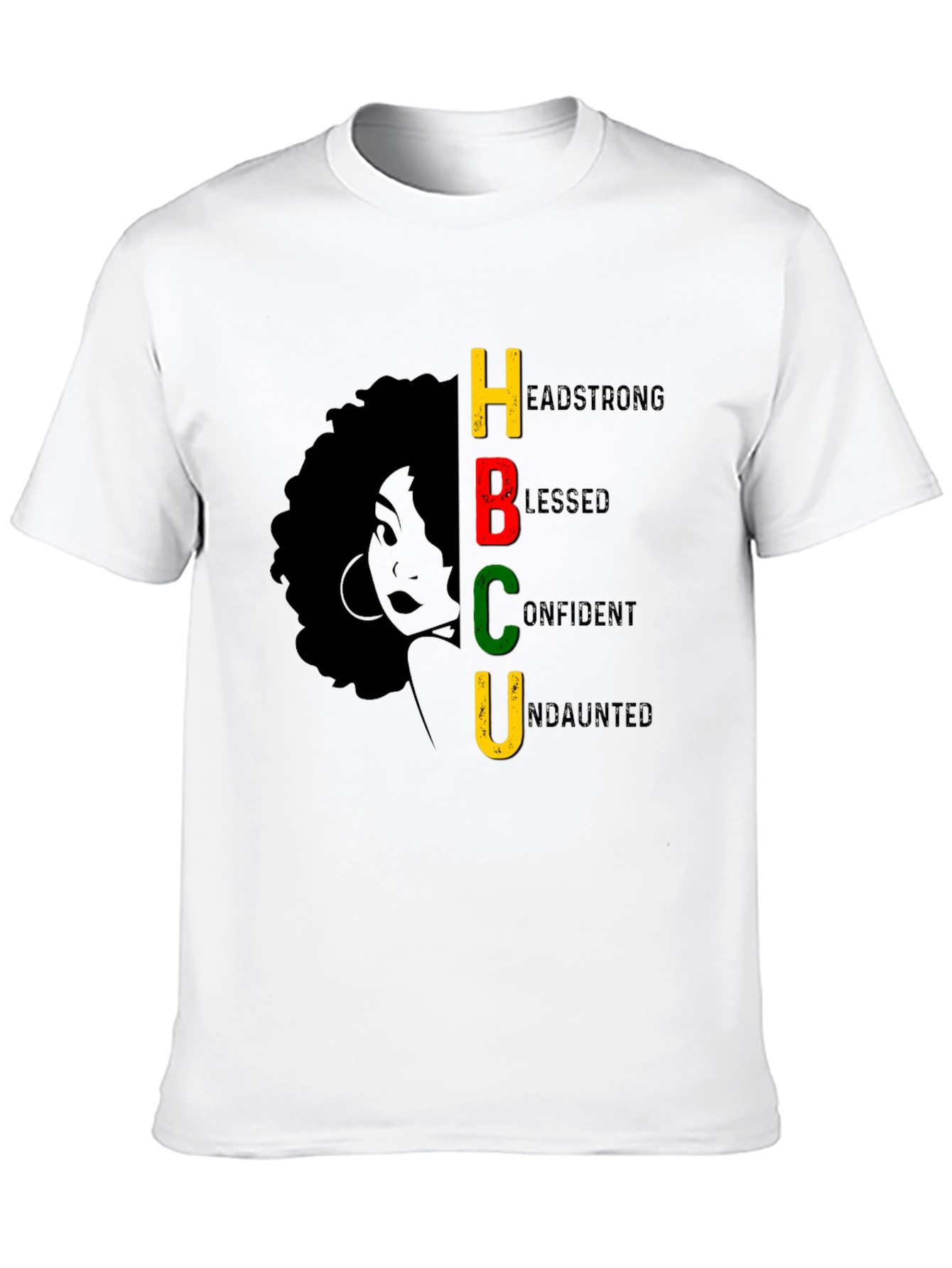 HBCU Headstrong Blessed Confident Undaunted T-Shirt