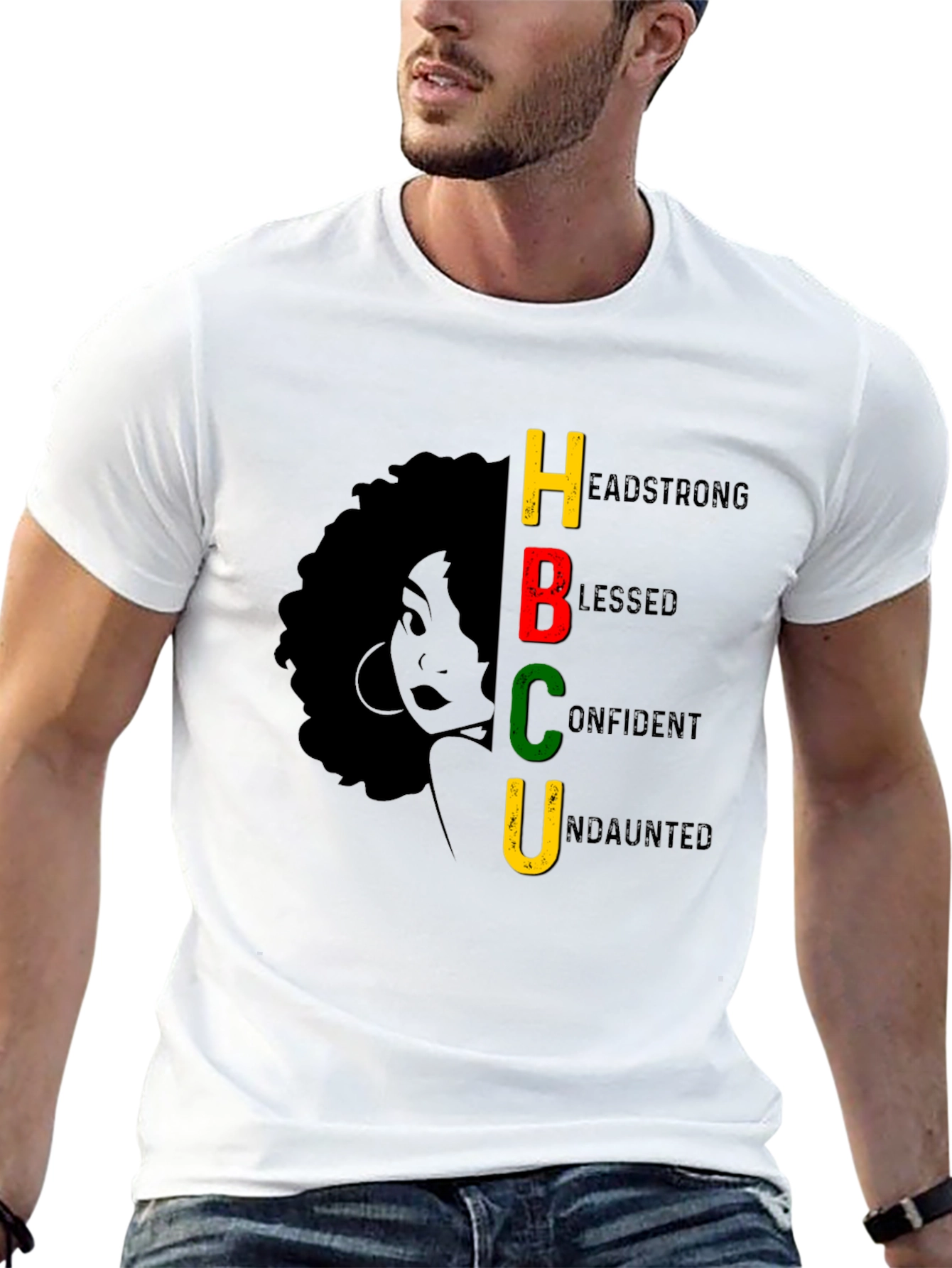 HBCU Headstrong Blessed Confident Undaunted T-Shirt
