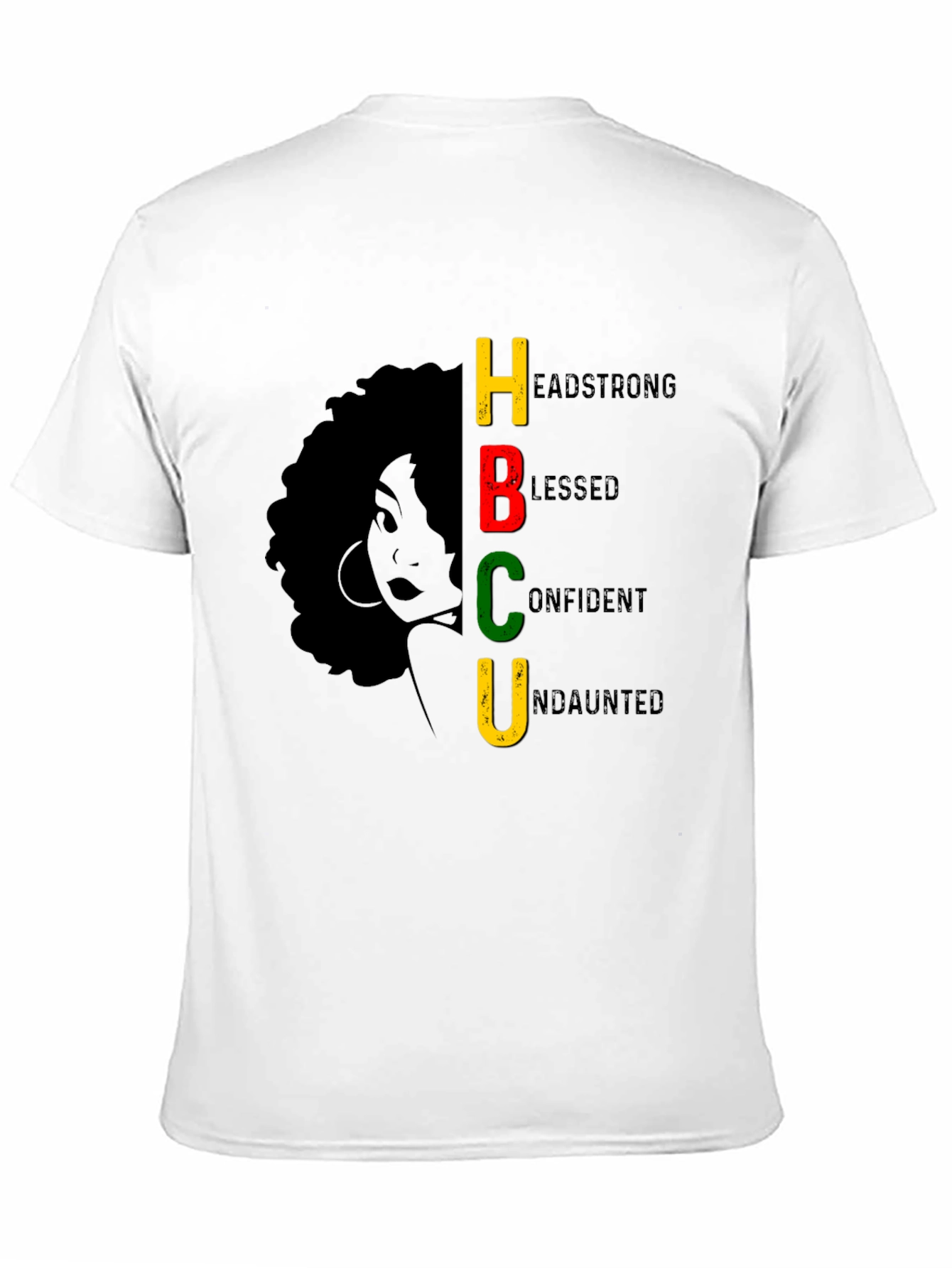 HBCU Headstrong Blessed Confident Undaunted T-Shirt