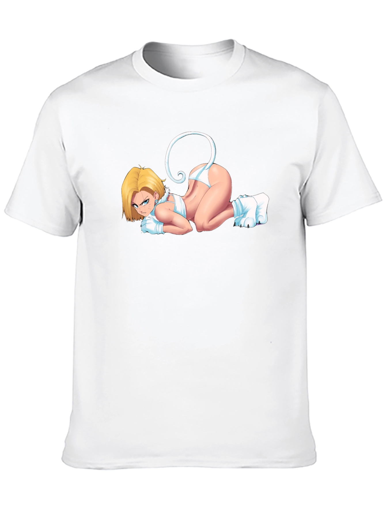 Android 18 Cosplay Black T-Shirt