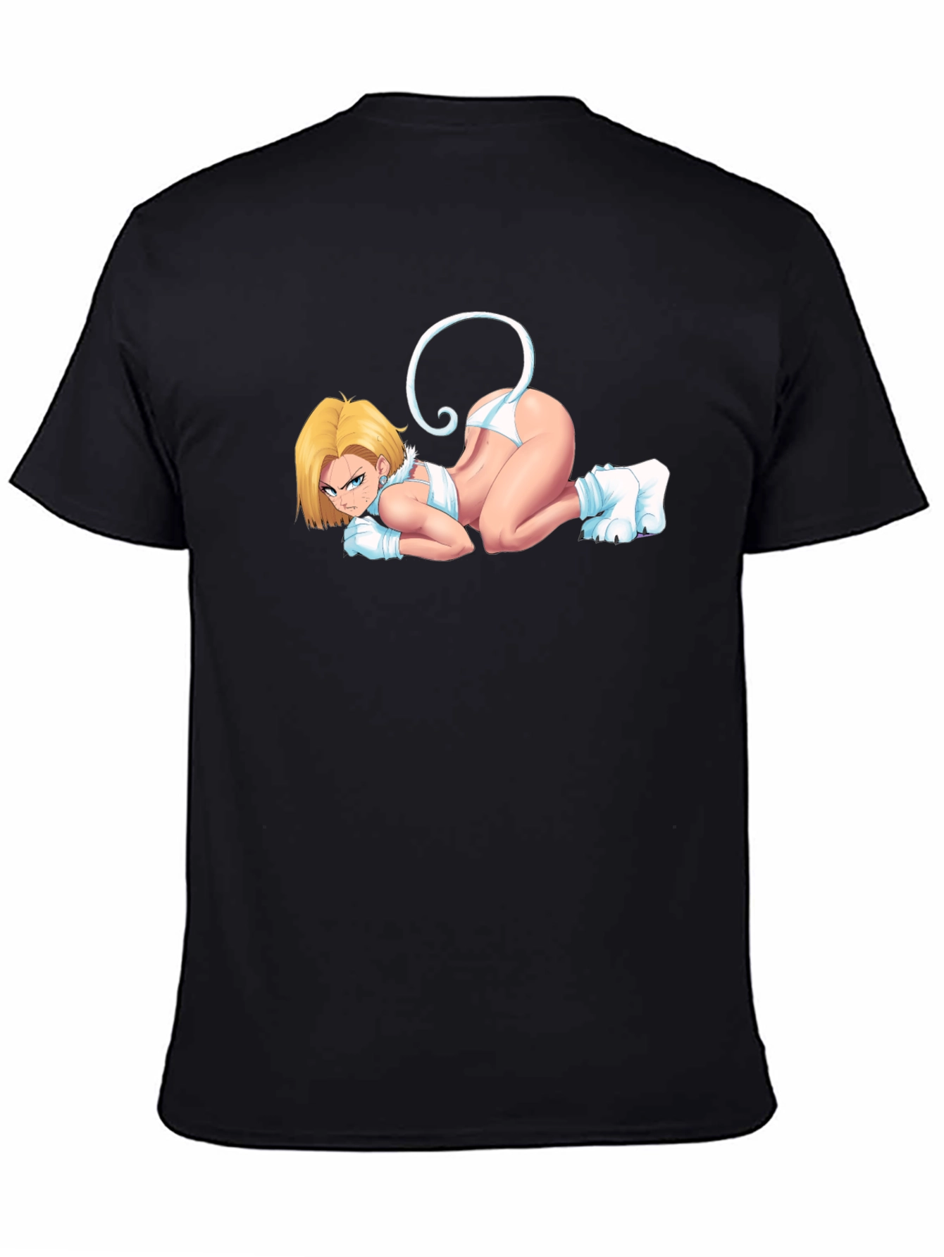 Android 18 Cosplay Black T-Shirt