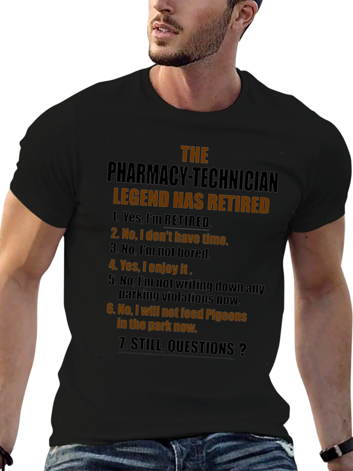 Retired Pharmacy Technician Legend T-Shirt