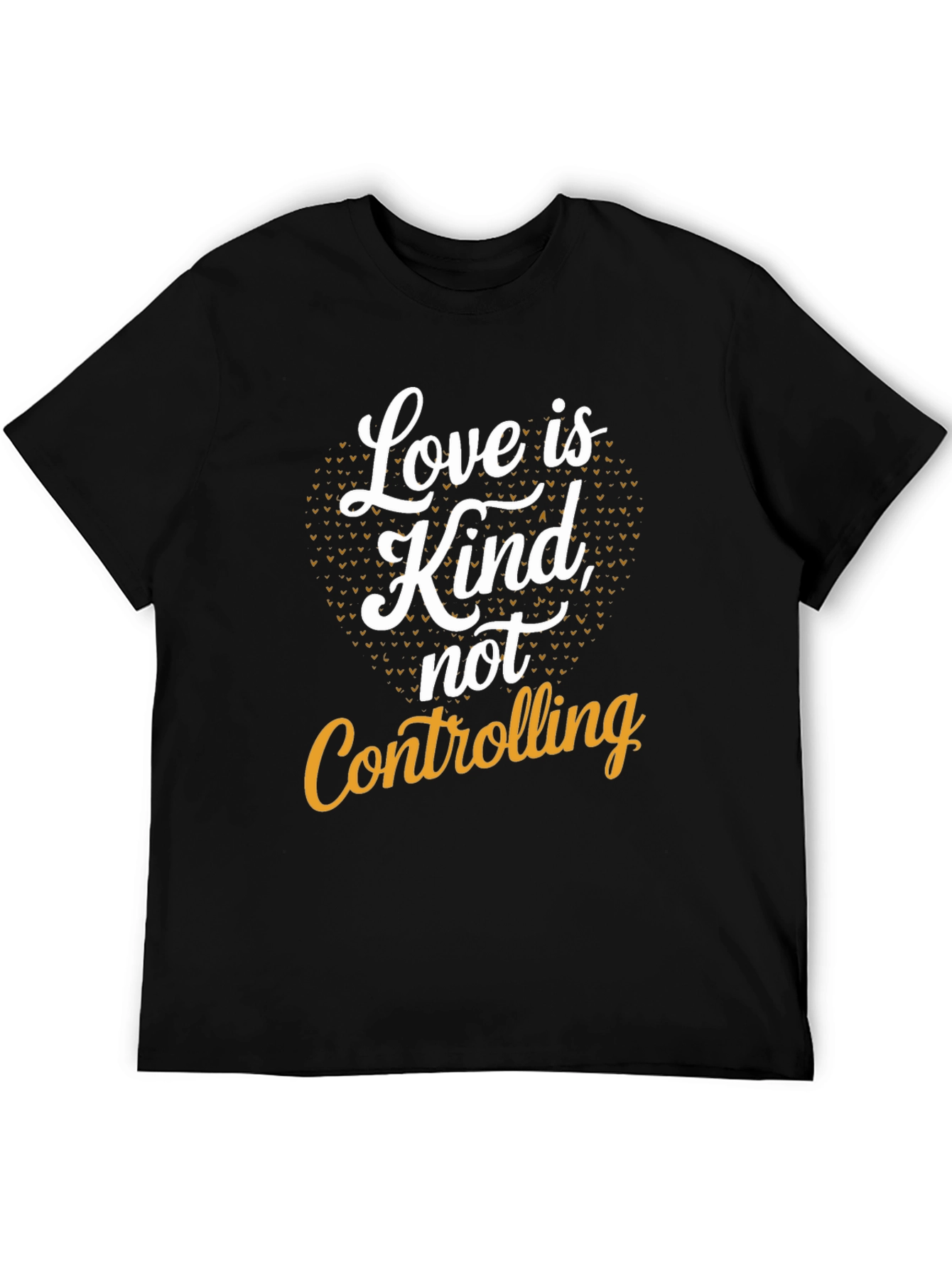 Love is Kind Graphic Tee - Black Cotton T-Shirt