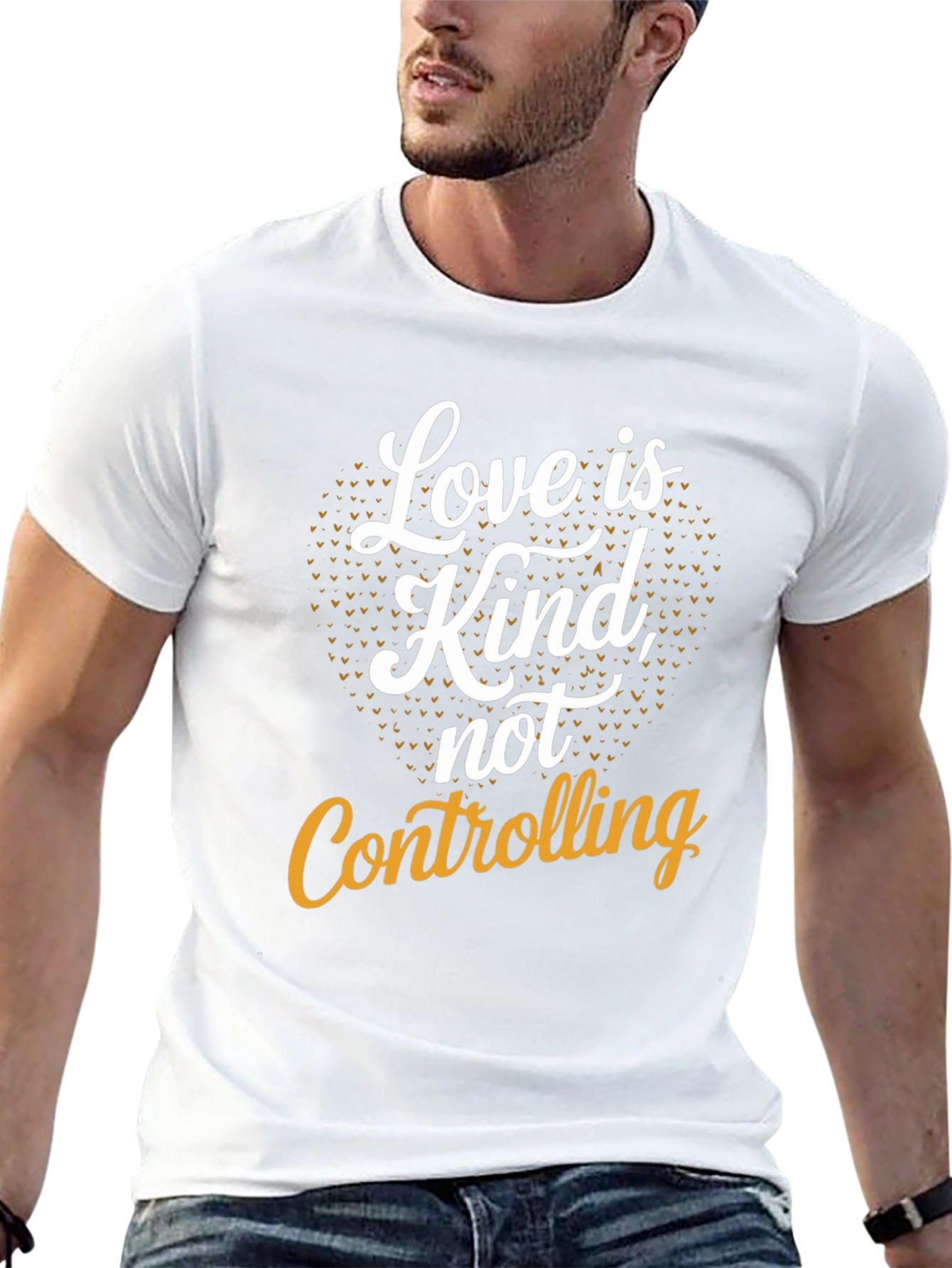 Love is Kind Graphic Tee - Black Cotton T-Shirt