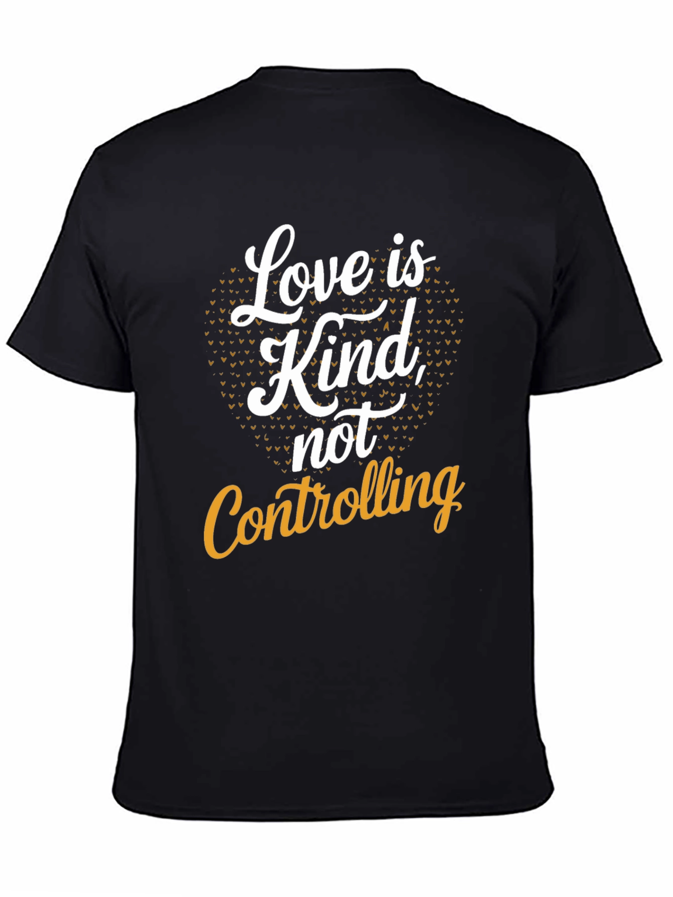 Love is Kind Graphic Tee - Black Cotton T-Shirt
