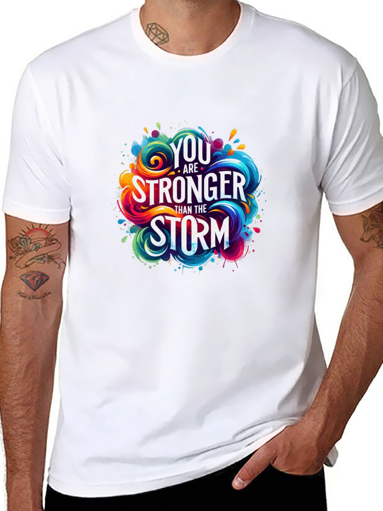 Stronger Than The Storm Graphic T-Shirt