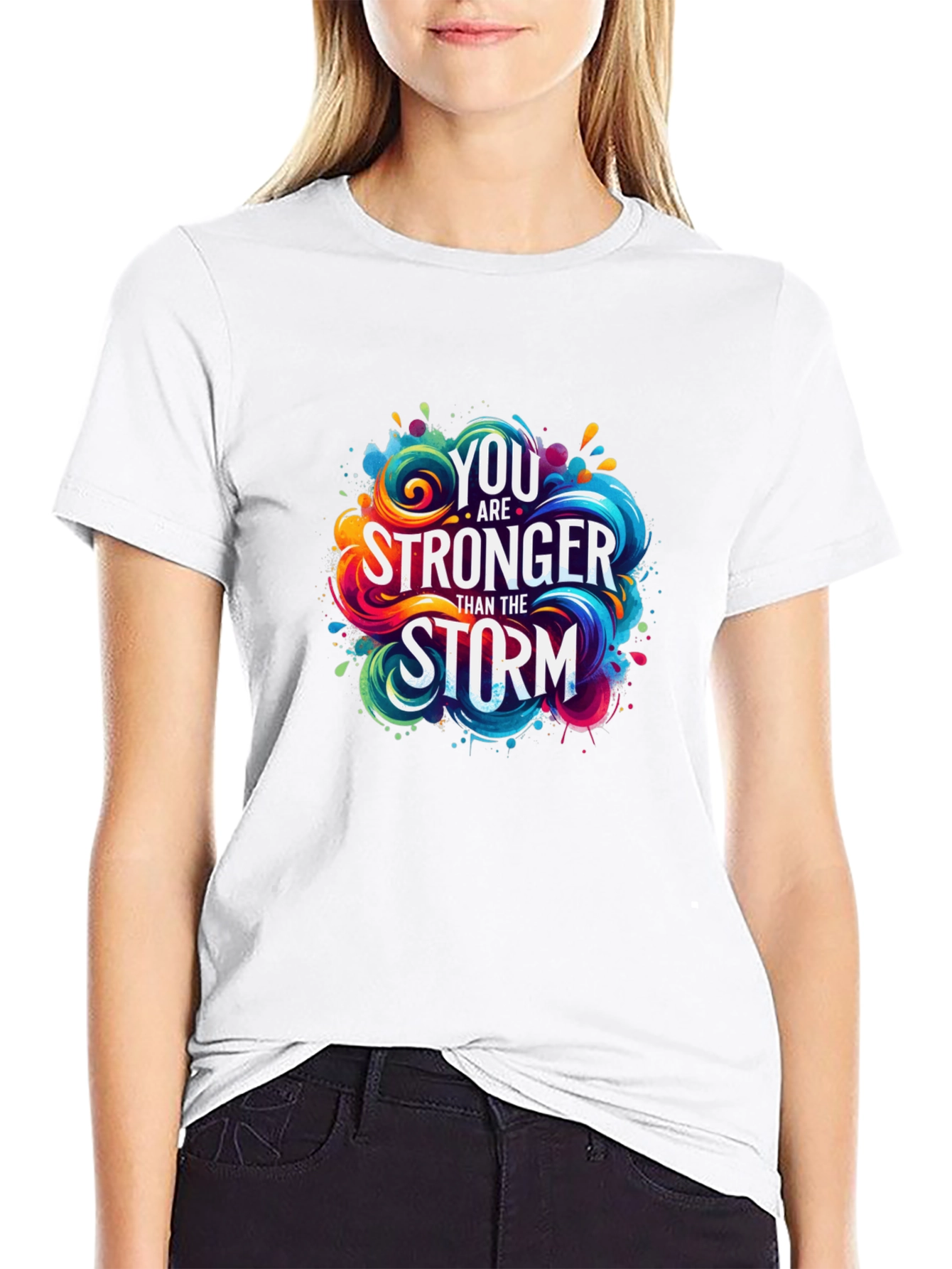 Stronger Than The Storm Graphic T-Shirt