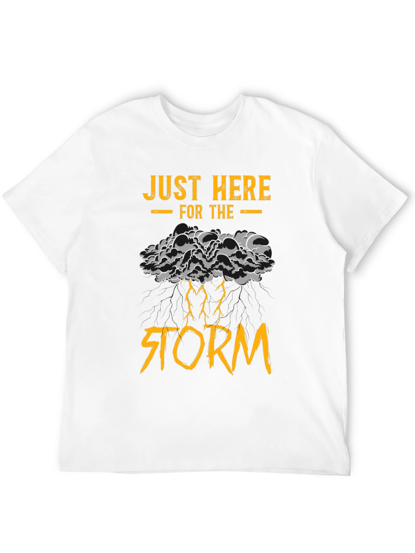 Just Here for the Storm Graphic T-Shirt